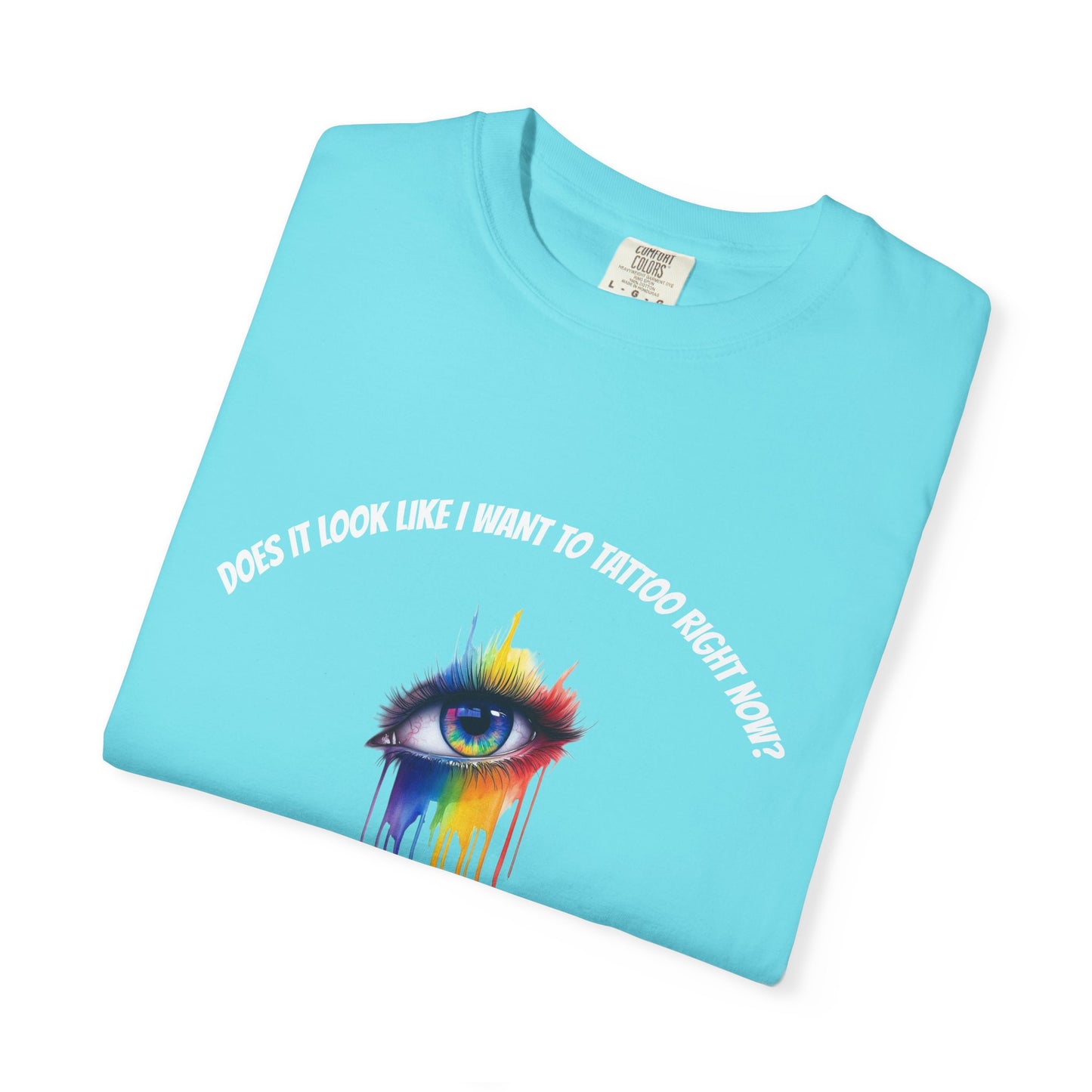 Vibrant Eye Art T-Shirt | Unisex Garment-Dyed Tee, Artistic Apparel, Colorful Fashion, Unique Gift, Everyday Wear