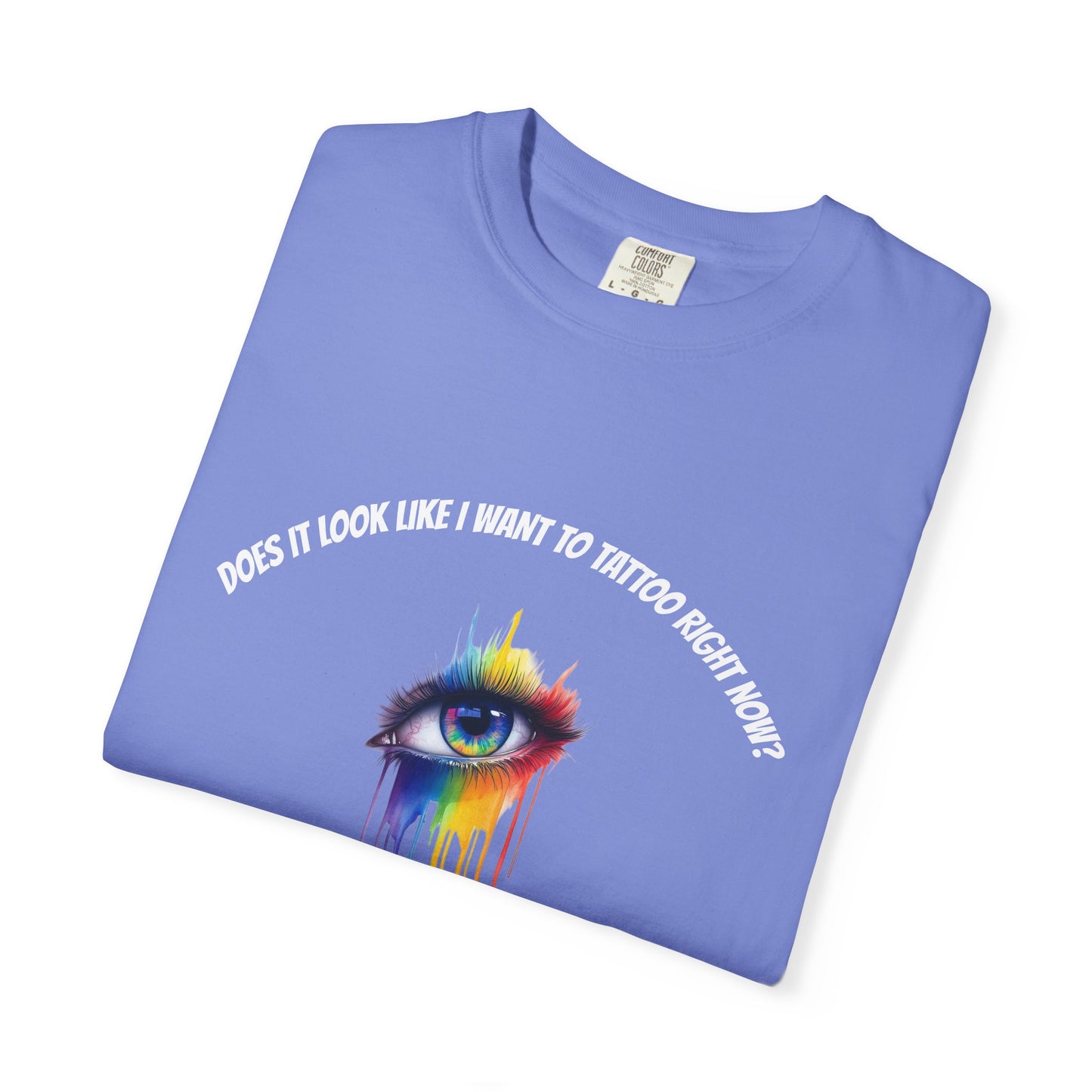 Vibrant Eye Art T-Shirt | Unisex Garment-Dyed Tee, Artistic Apparel, Colorful Fashion, Unique Gift, Everyday Wear