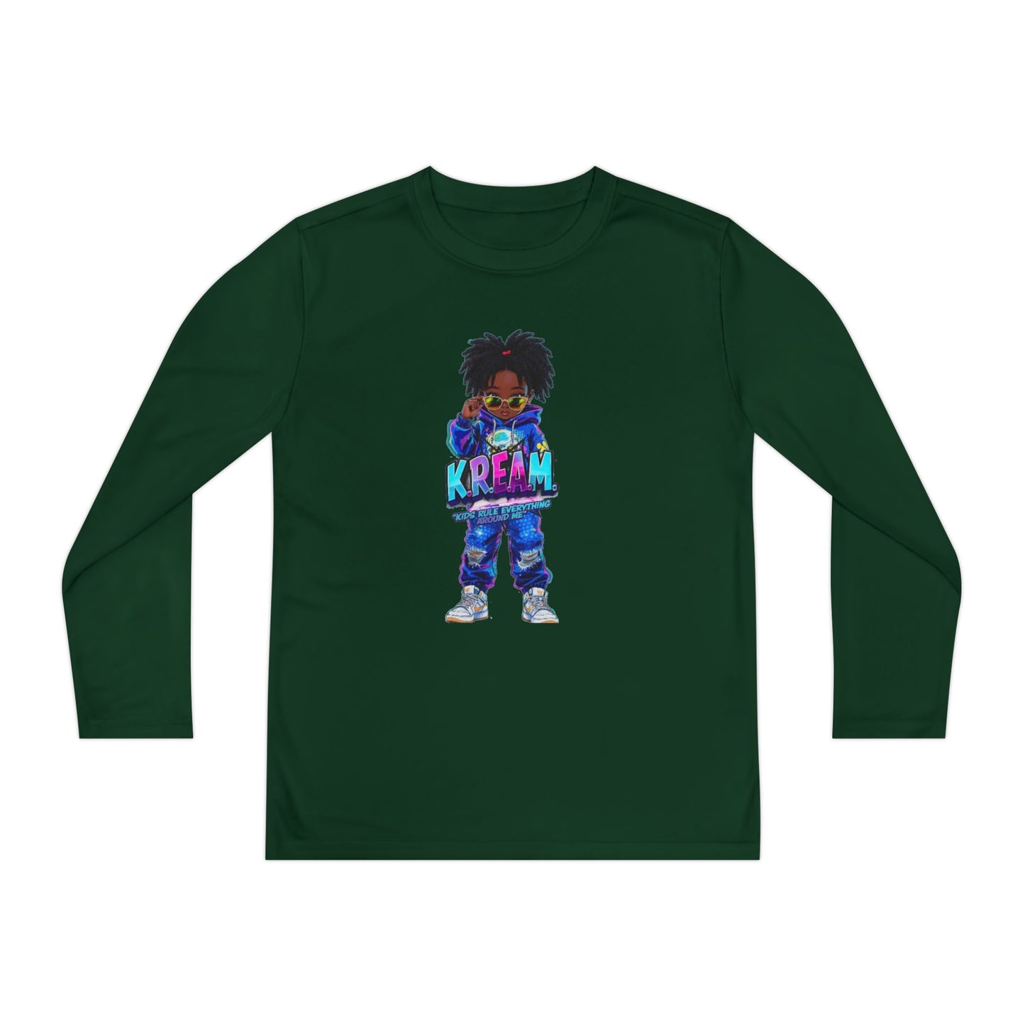 Youth Long Sleeve Tee for Trendy Kids, Cool Graphic Tee, Perfect for Birthdays, Playdates, School Events, Unique Gift Idea