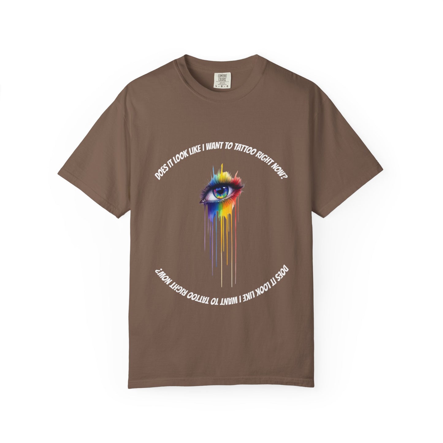 Vibrant Eye Art T-Shirt | Unisex Garment-Dyed Tee, Artistic Apparel, Colorful Fashion, Unique Gift, Everyday Wear