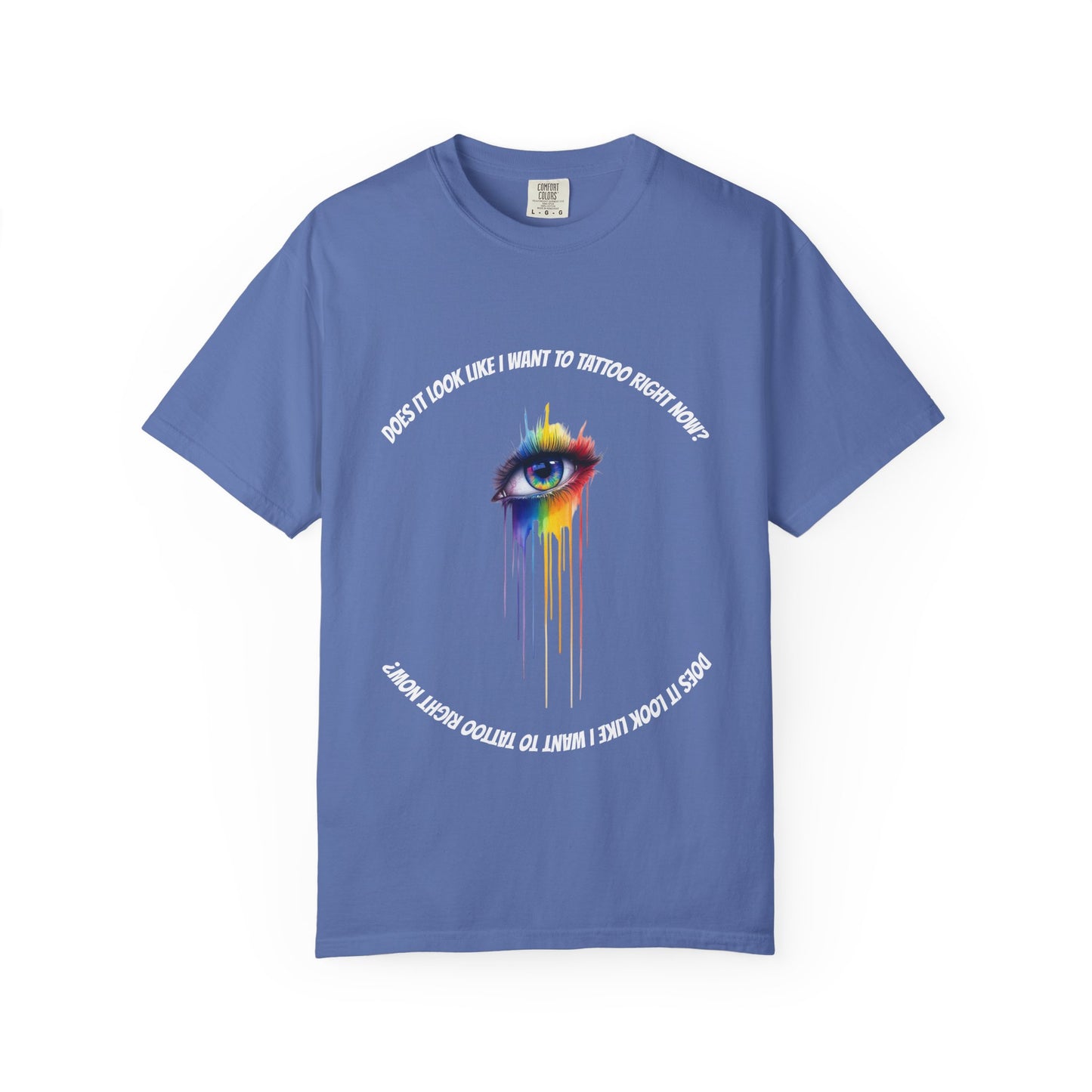 Vibrant Eye Art T-Shirt | Unisex Garment-Dyed Tee, Artistic Apparel, Colorful Fashion, Unique Gift, Everyday Wear