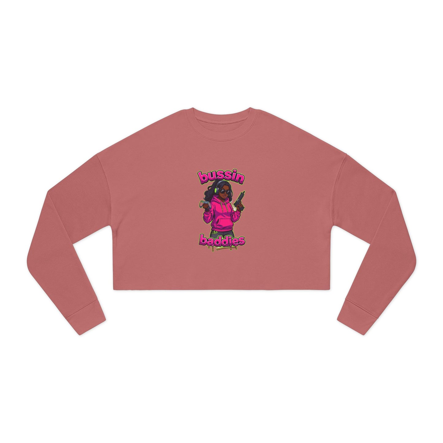 Trendy Cropped Sweatshirt for Women, Funny Gift for Friends, Cute Casual Wear, Stylish Lounge Top, Perfect for Parties