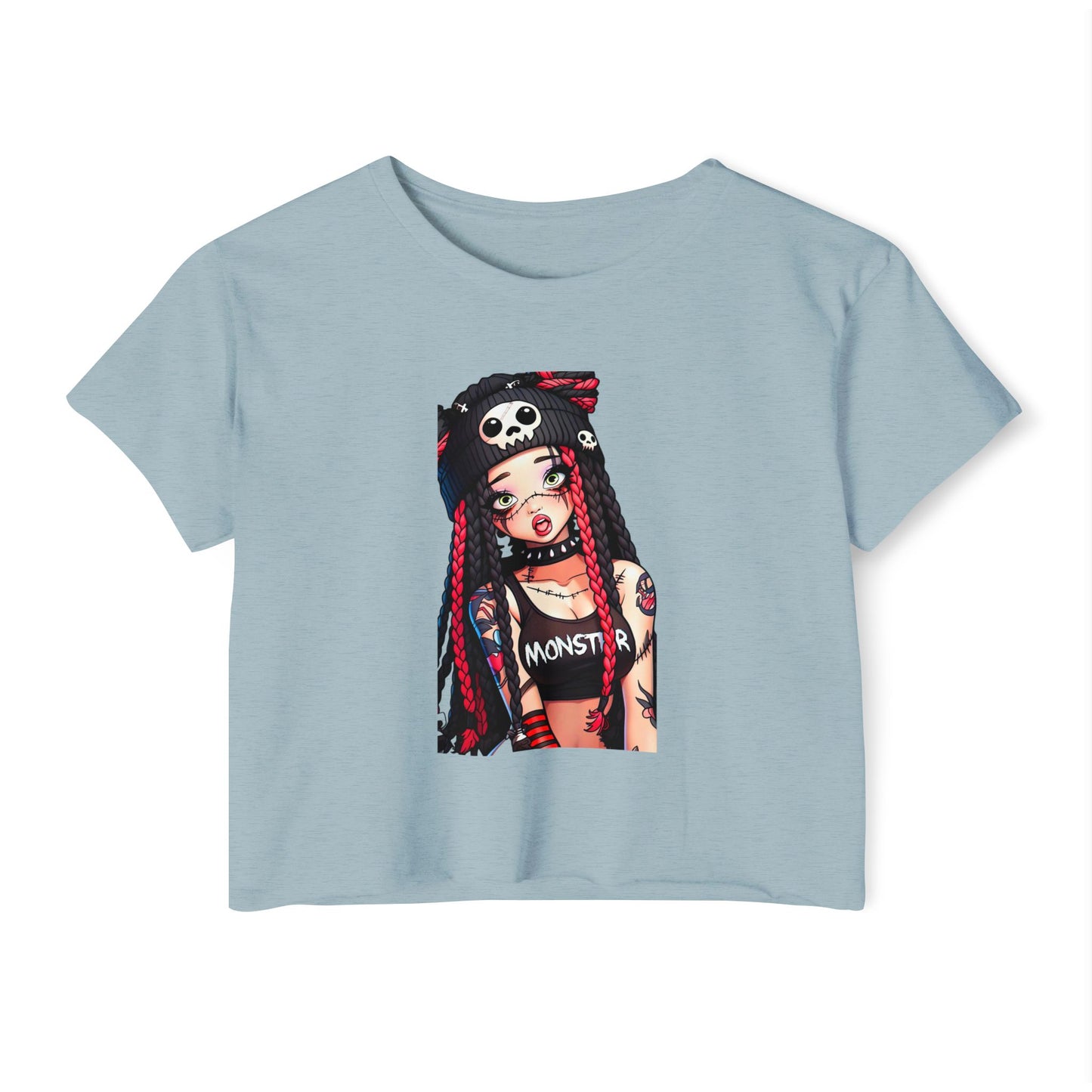 Vibrant Women's Festival Crop Top - Statement Tee for Music Lovers, Perfect for Summer Events, Concerts, Parties, Casual Outings