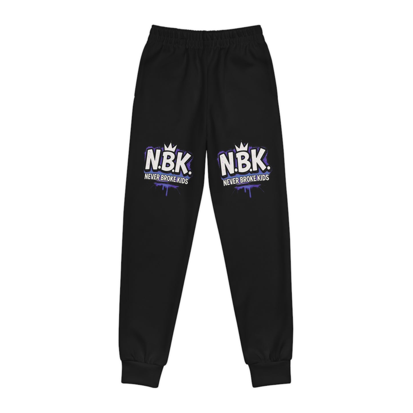 Youth Joggers with NBK Design, Stylish Athletic Pants for Kids, Comfortable Casual Wear, Perfect for Playdates & Sports