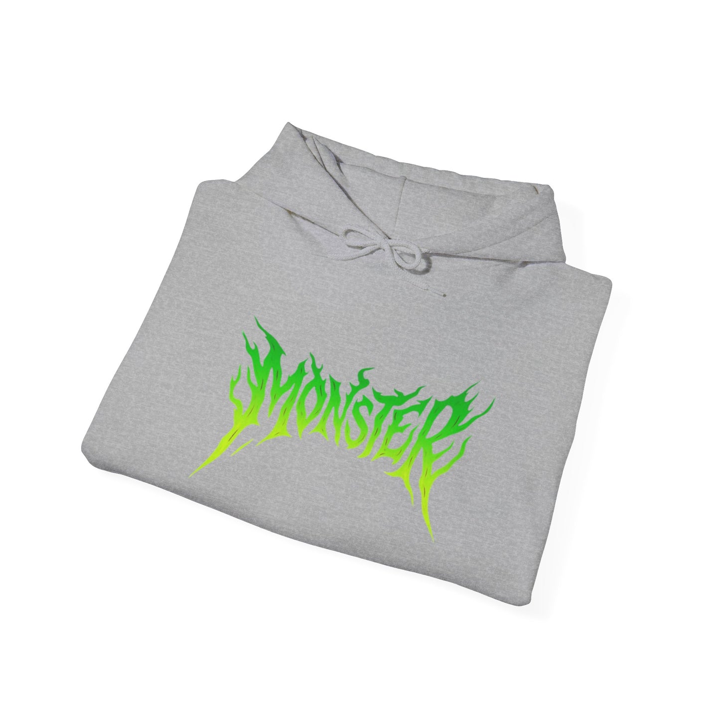Monster Vibe Unisex Hooded Sweatshirt, Streetwear, Casual Hoodie, Graphic Sweatshirt, Cool Gift, Halloween Apparel, Everyday Wear