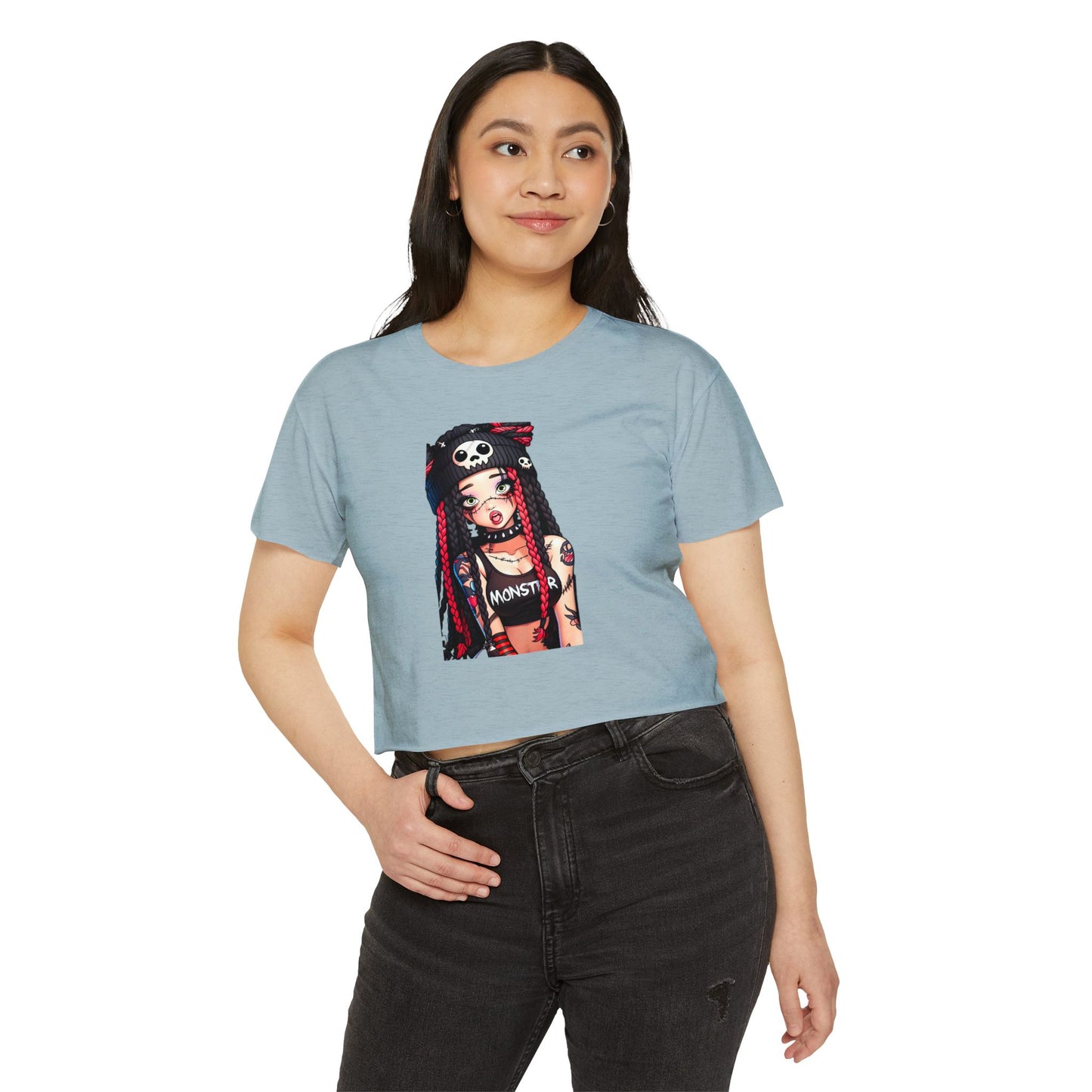 Vibrant Women's Festival Crop Top - Statement Tee for Music Lovers, Perfect for Summer Events, Concerts, Parties, Casual Outings