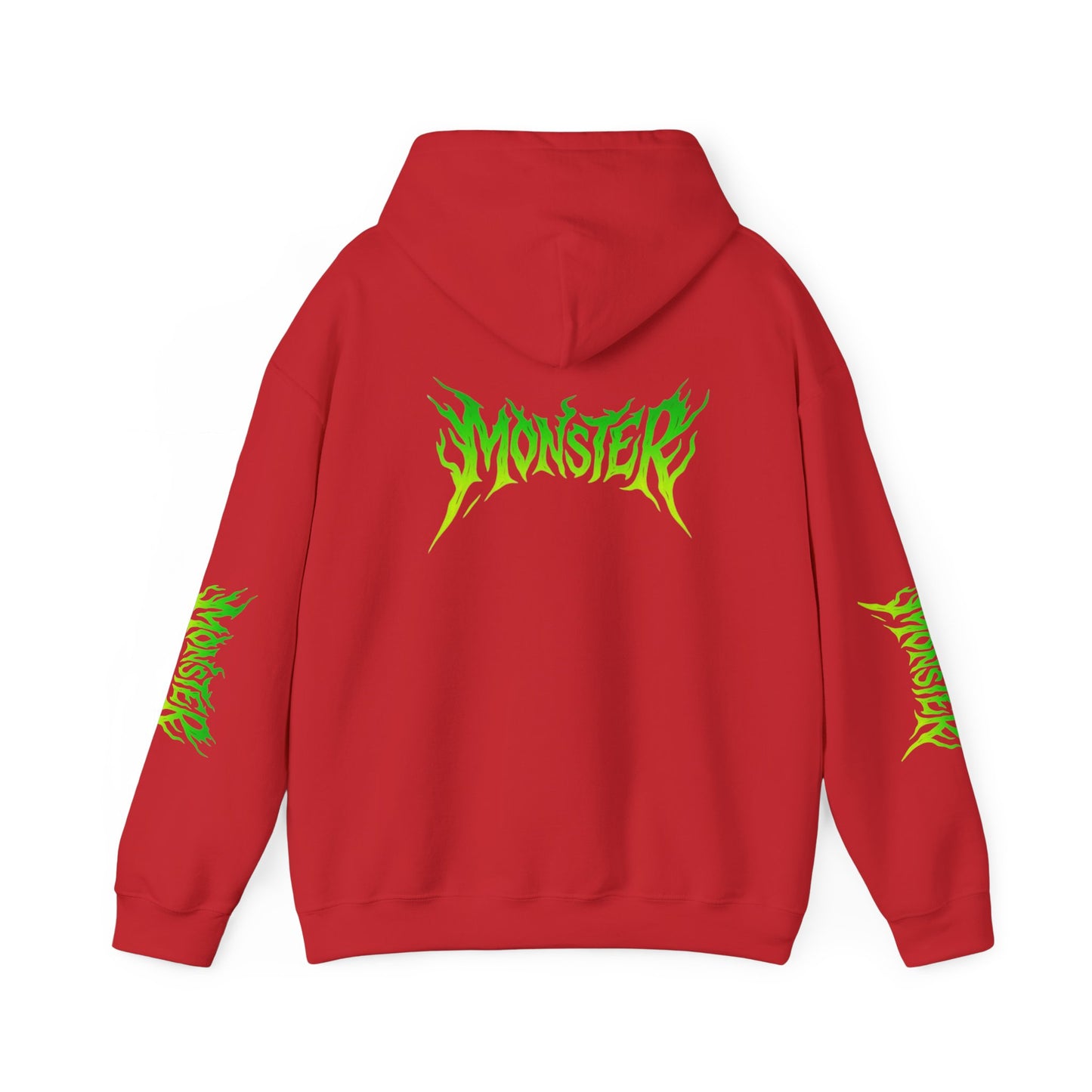 Monster Vibe Unisex Hooded Sweatshirt, Streetwear, Casual Hoodie, Graphic Sweatshirt, Cool Gift, Halloween Apparel, Everyday Wear