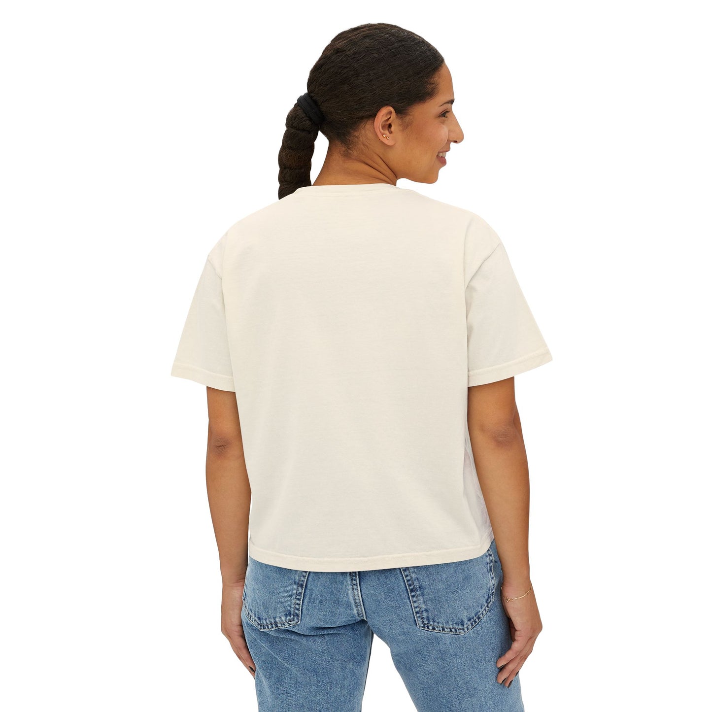 Empowered CEO Women's Boxy Tee, Casual Outfit, Gift for Graduates, Entrepreneur Shirt, Business Apparel, Motivational Top