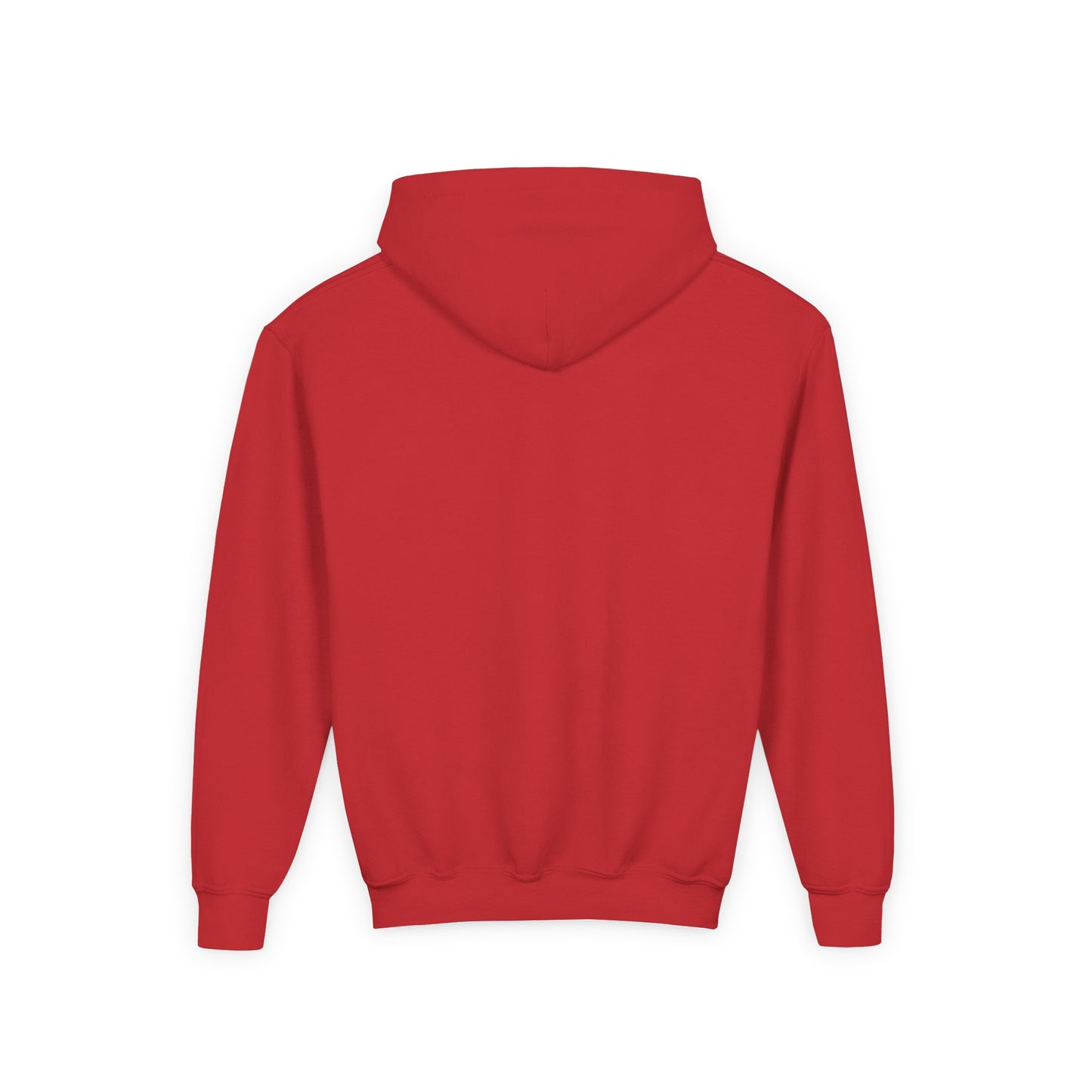 Youth Hooded Sweatshirt with Heart Design, Cozy Pullover, Trendy Sweatshirt, Gift for Teens, Casual Wear, Fashion Hoodie