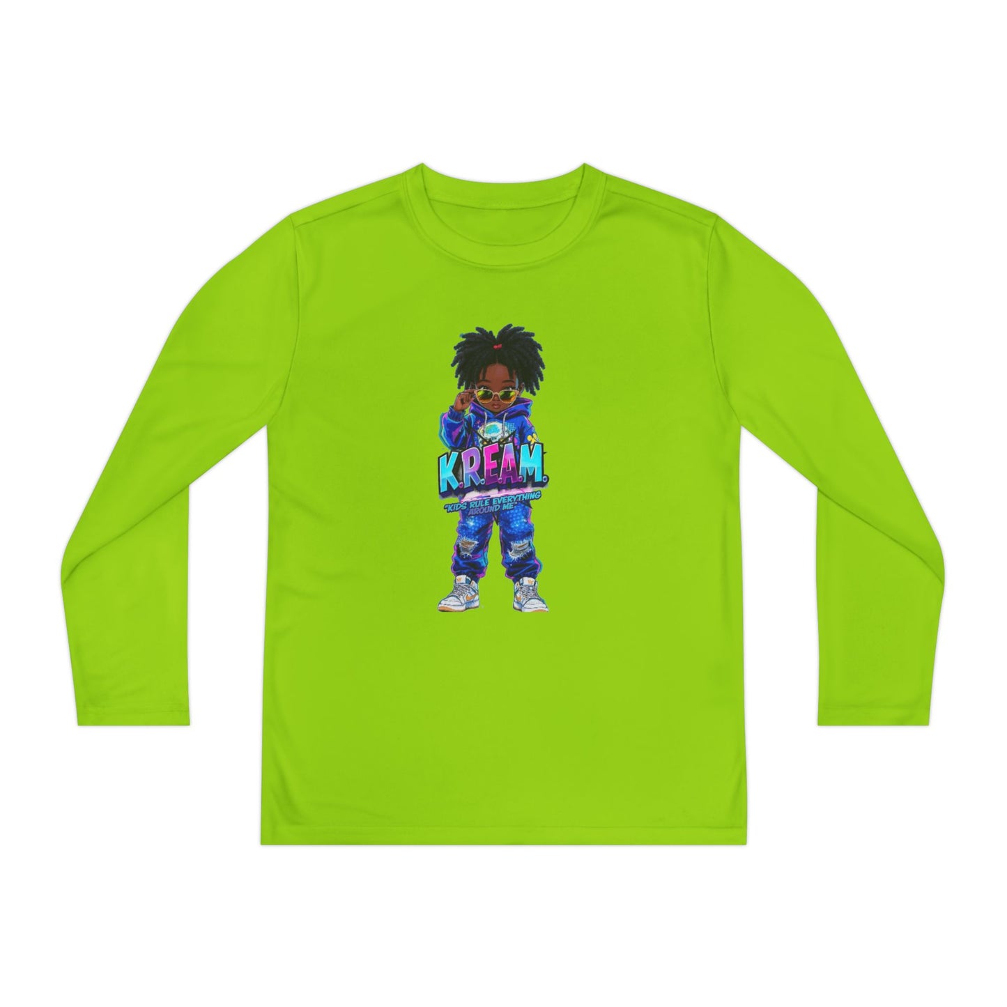 Youth Long Sleeve Tee for Trendy Kids, Cool Graphic Tee, Perfect for Birthdays, Playdates, School Events, Unique Gift Idea
