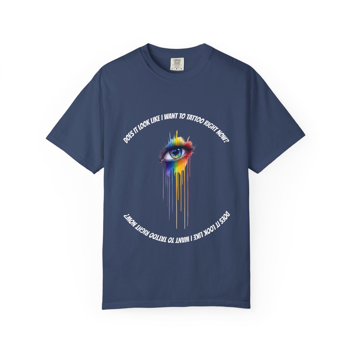 Vibrant Eye Art T-Shirt | Unisex Garment-Dyed Tee, Artistic Apparel, Colorful Fashion, Unique Gift, Everyday Wear