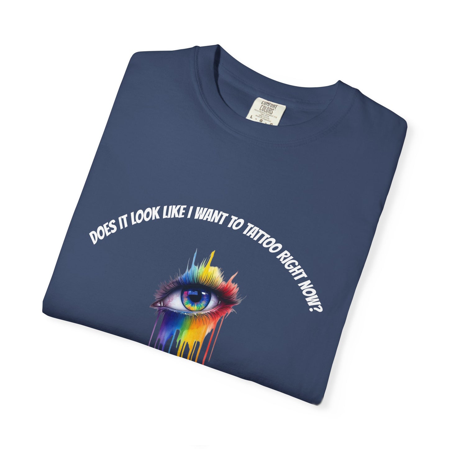 Vibrant Eye Art T-Shirt | Unisex Garment-Dyed Tee, Artistic Apparel, Colorful Fashion, Unique Gift, Everyday Wear