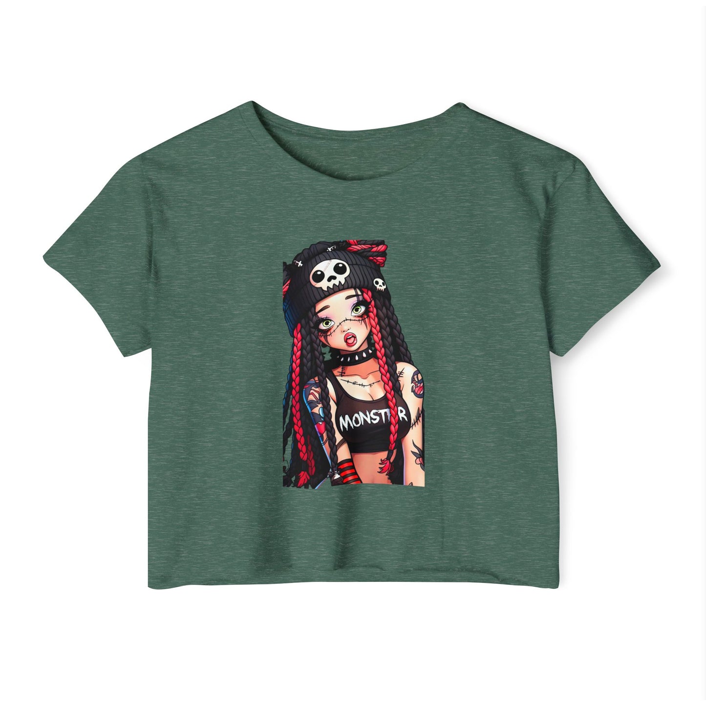 Vibrant Women's Festival Crop Top - Statement Tee for Music Lovers, Perfect for Summer Events, Concerts, Parties, Casual Outings