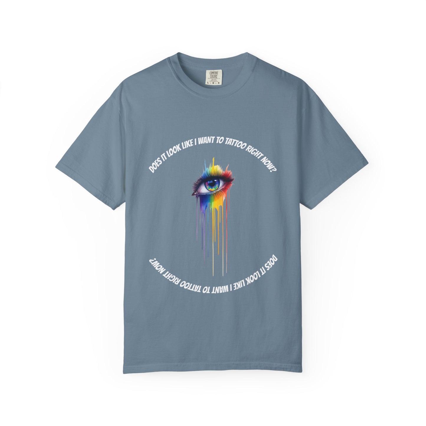 Vibrant Eye Art T-Shirt | Unisex Garment-Dyed Tee, Artistic Apparel, Colorful Fashion, Unique Gift, Everyday Wear