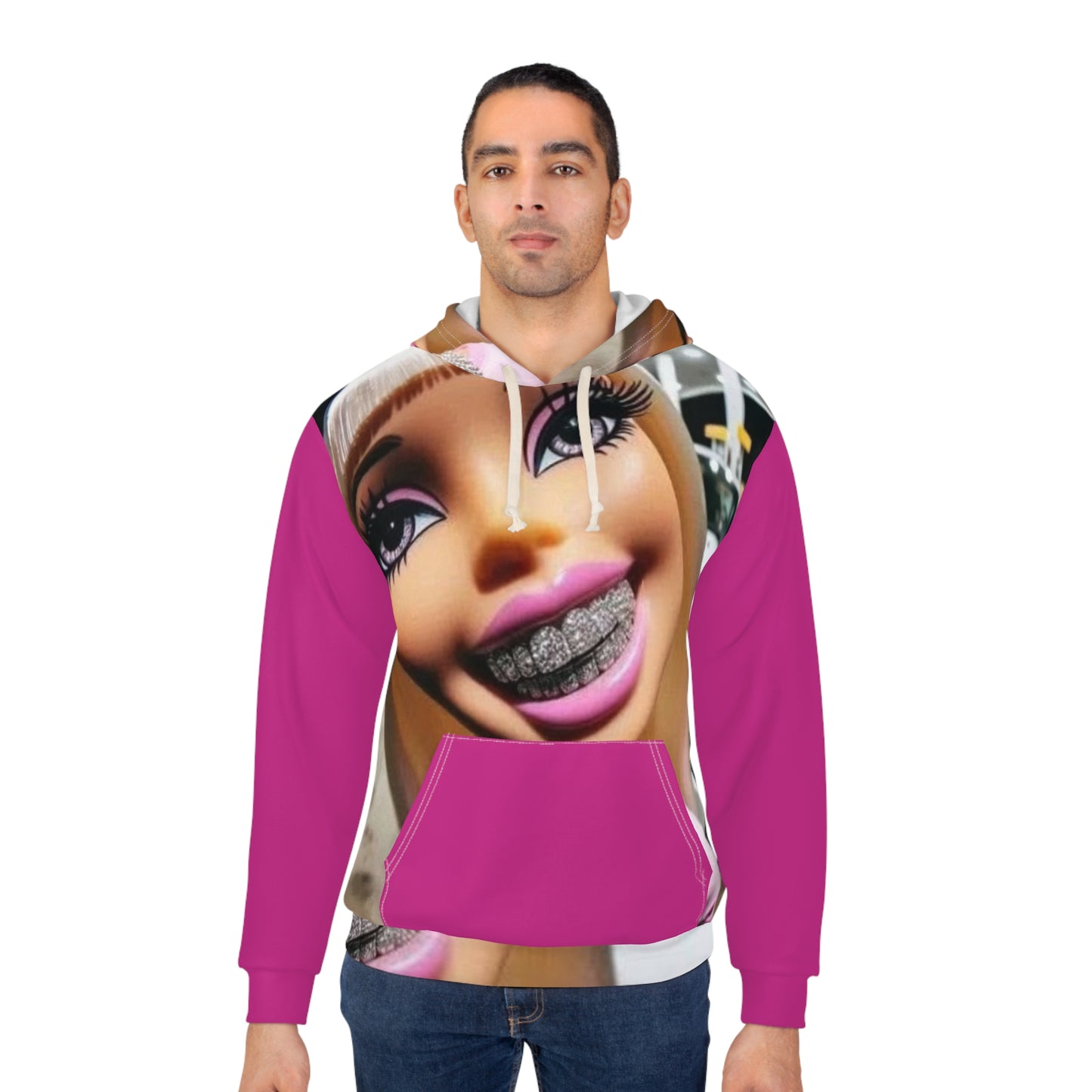 Trendy Graphic Hoodie with Stylish Barbie Design, Perfect for Fashion Lovers, Gift for Friends, Casual Wear, Cozy Streetwear, Fun Outfit