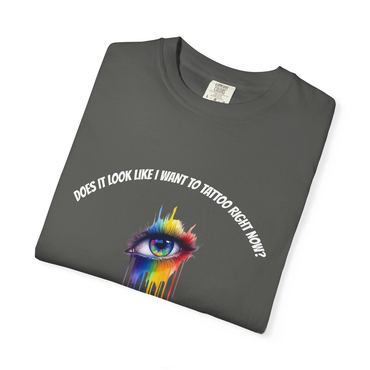 Vibrant Eye Art T-Shirt | Unisex Garment-Dyed Tee, Artistic Apparel, Colorful Fashion, Unique Gift, Everyday Wear