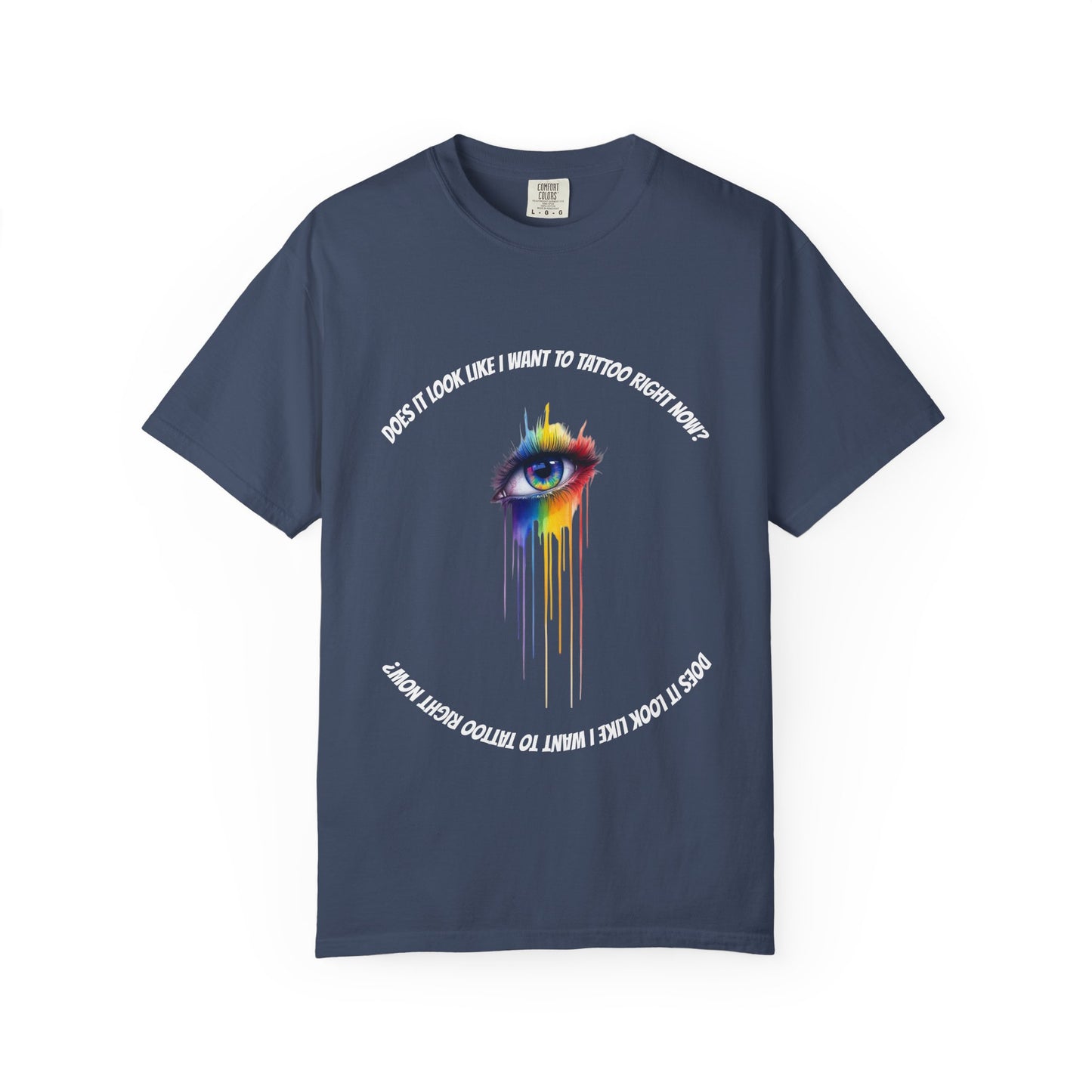 Vibrant Eye Art T-Shirt | Unisex Garment-Dyed Tee, Artistic Apparel, Colorful Fashion, Unique Gift, Everyday Wear
