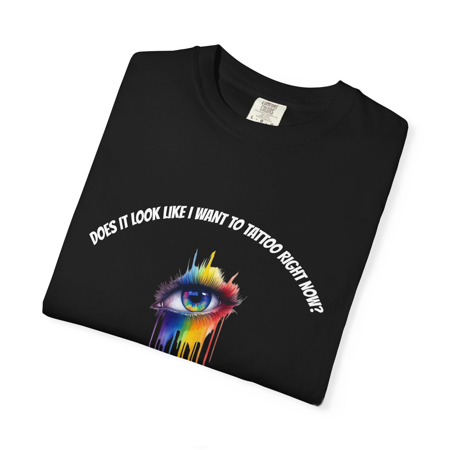 Vibrant Eye Art T-Shirt | Unisex Garment-Dyed Tee, Artistic Apparel, Colorful Fashion, Unique Gift, Everyday Wear