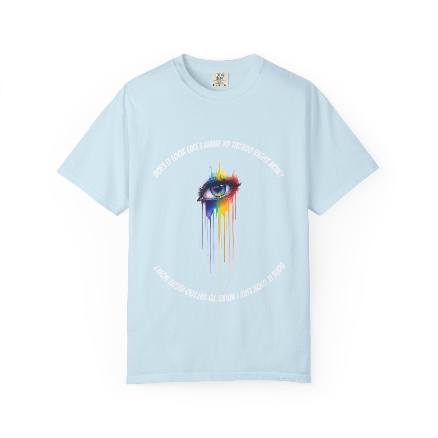 Vibrant Eye Art T-Shirt | Unisex Garment-Dyed Tee, Artistic Apparel, Colorful Fashion, Unique Gift, Everyday Wear