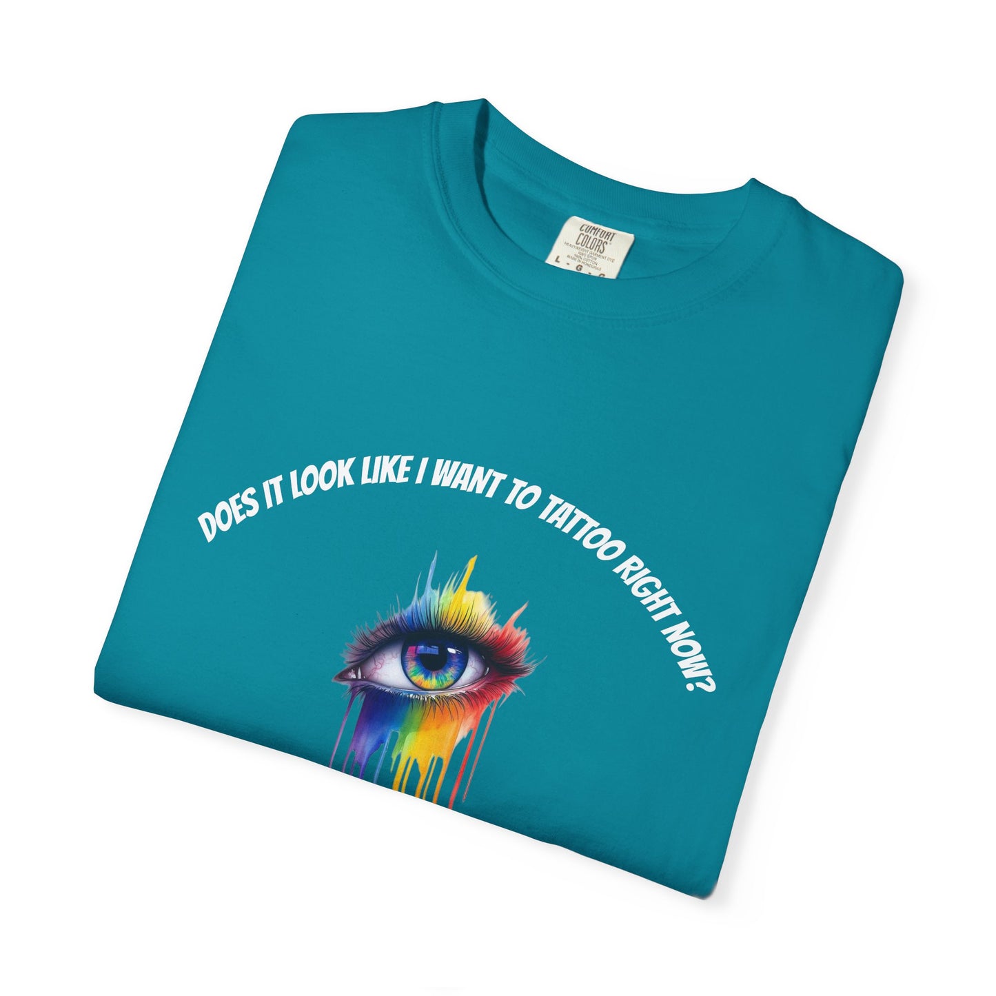 Vibrant Eye Art T-Shirt | Unisex Garment-Dyed Tee, Artistic Apparel, Colorful Fashion, Unique Gift, Everyday Wear