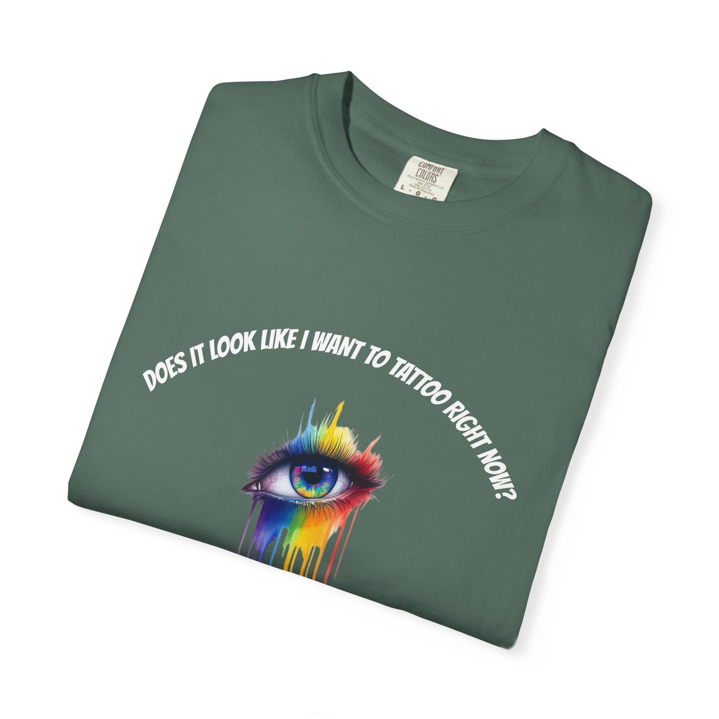 Vibrant Eye Art T-Shirt | Unisex Garment-Dyed Tee, Artistic Apparel, Colorful Fashion, Unique Gift, Everyday Wear