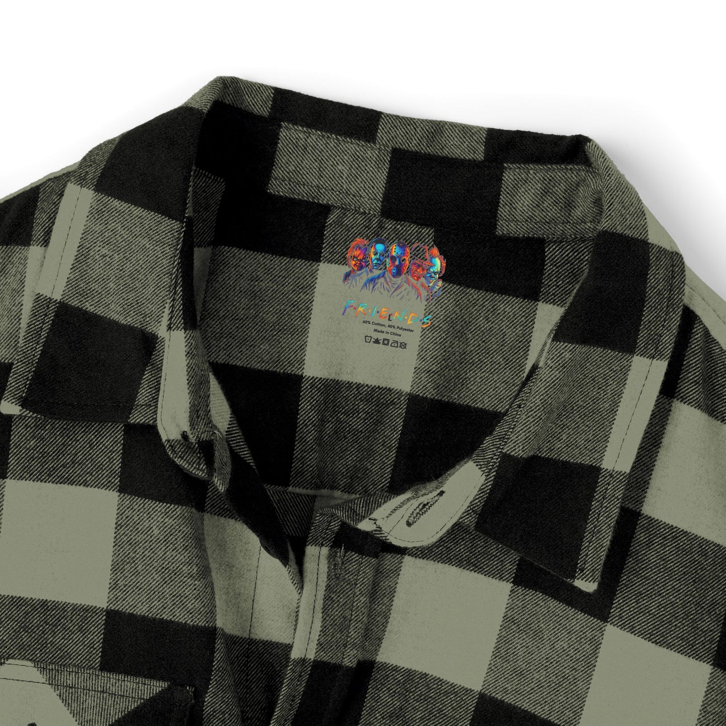 Chic Unisex Flannel Shirt, Cozy Checkered Shirt for Everyday Wear, Perfect Gift for Halloween, Layered Style for Men and Women