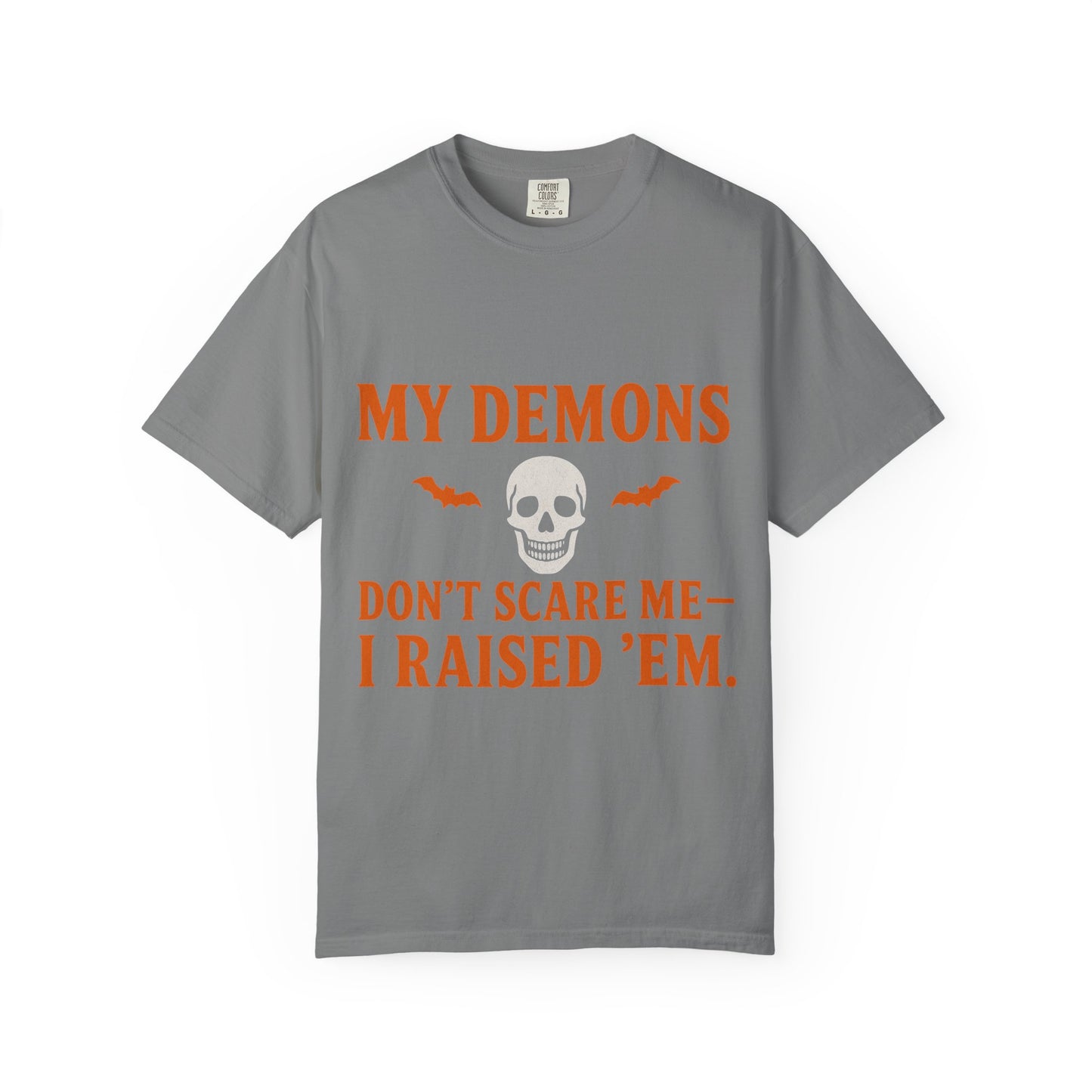 Halloween Themed Unisex T-Shirt with Bats and Humor
