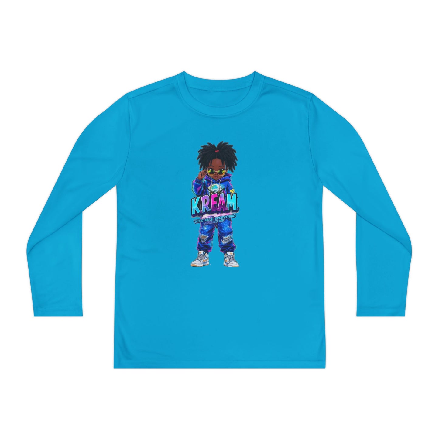 Youth Long Sleeve Tee for Trendy Kids, Cool Graphic Tee, Perfect for Birthdays, Playdates, School Events, Unique Gift Idea