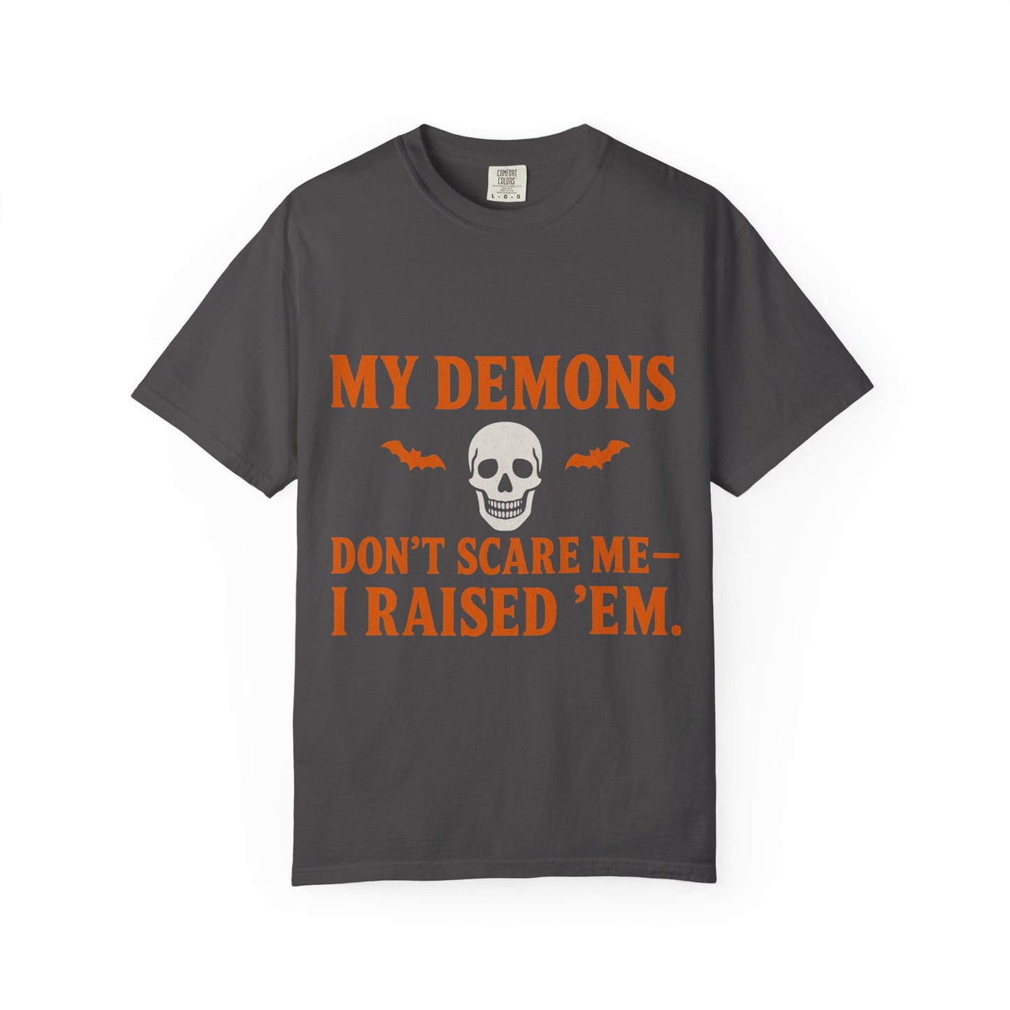 Halloween Themed Unisex T-Shirt with Bats and Humor