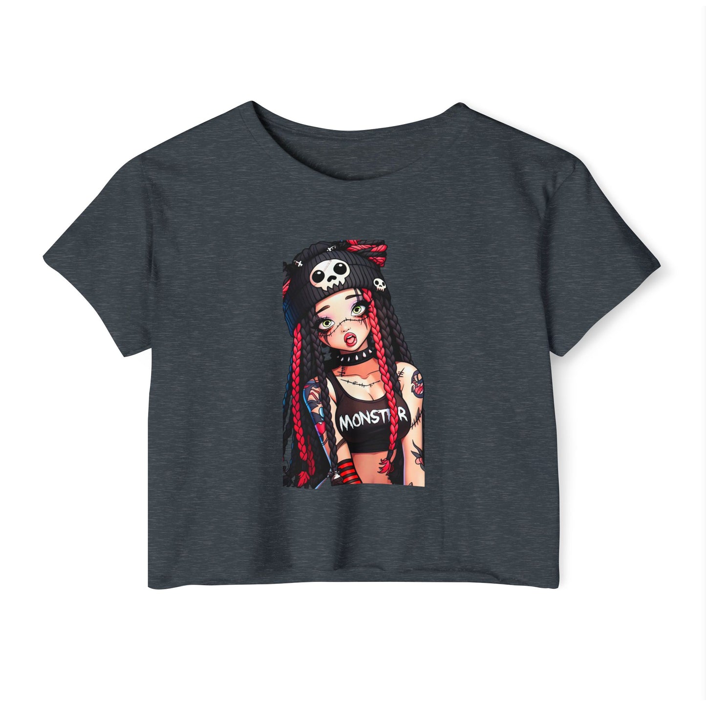 Vibrant Women's Festival Crop Top - Statement Tee for Music Lovers, Perfect for Summer Events, Concerts, Parties, Casual Outings