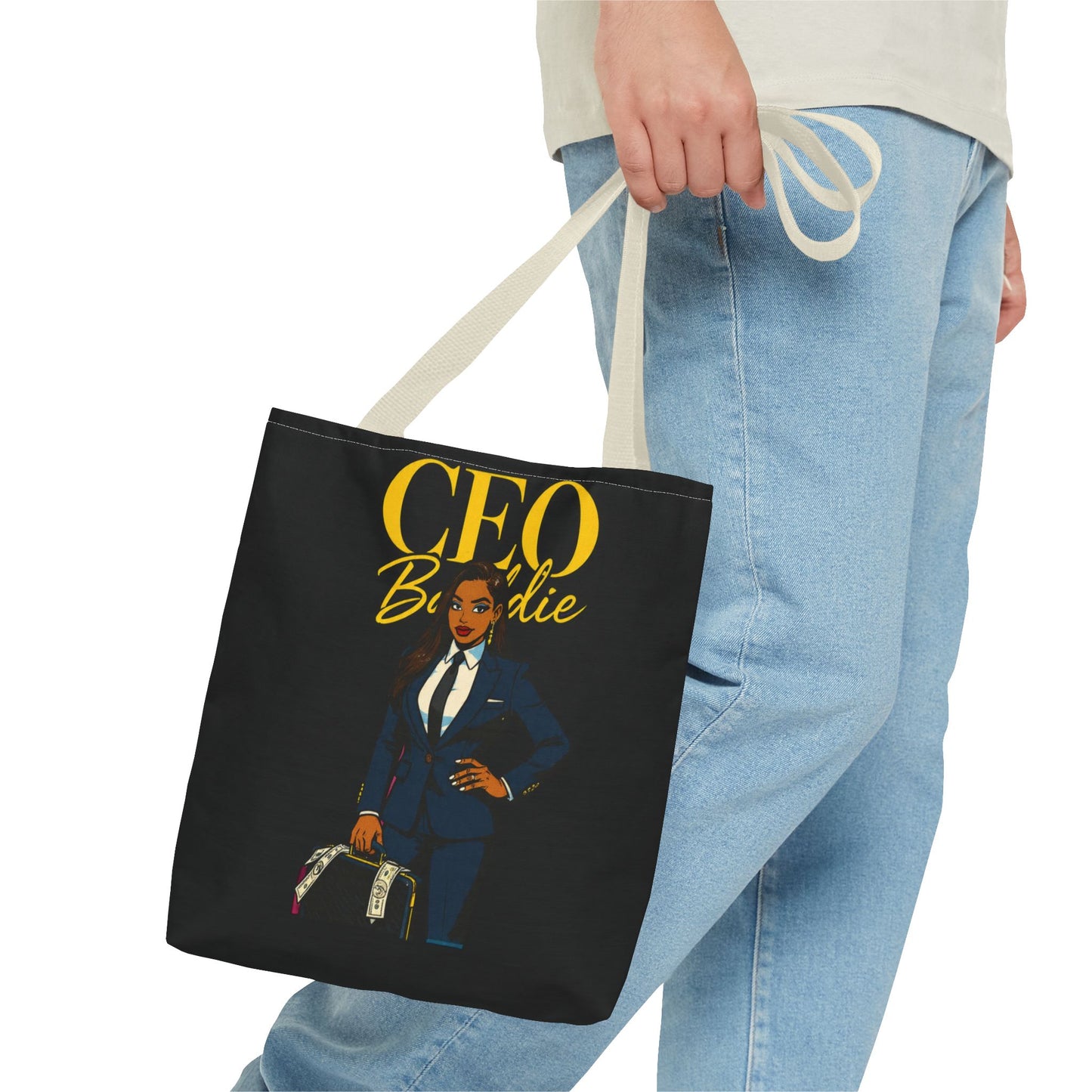 Empowering CEO Tote Bag, Stylish Bag for Boss Babes, Perfect for Work, Office, Gifts, Career Women, Motivational Gift