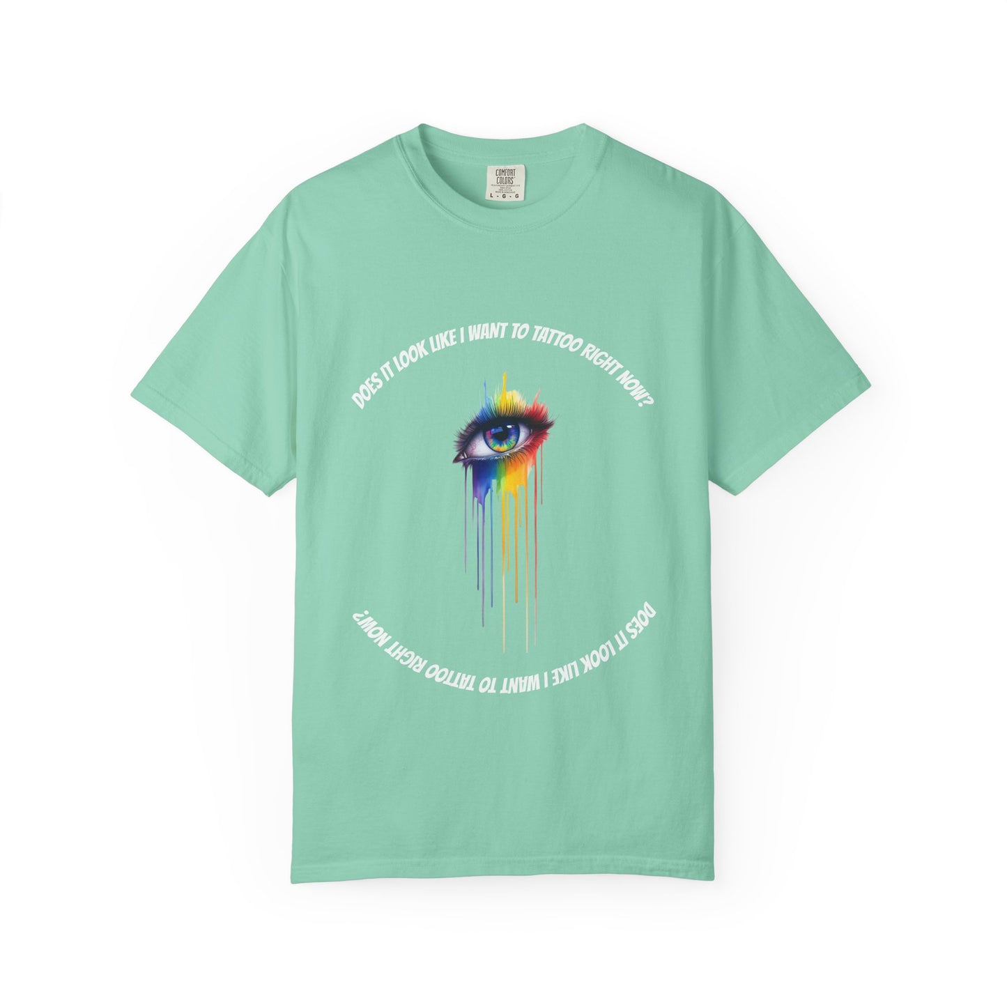 Vibrant Eye Art T-Shirt | Unisex Garment-Dyed Tee, Artistic Apparel, Colorful Fashion, Unique Gift, Everyday Wear