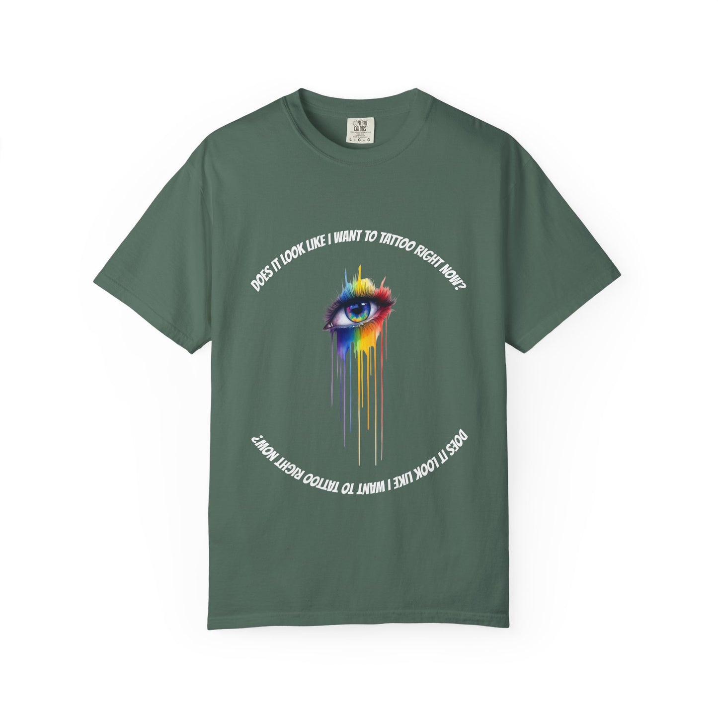 Vibrant Eye Art T-Shirt | Unisex Garment-Dyed Tee, Artistic Apparel, Colorful Fashion, Unique Gift, Everyday Wear