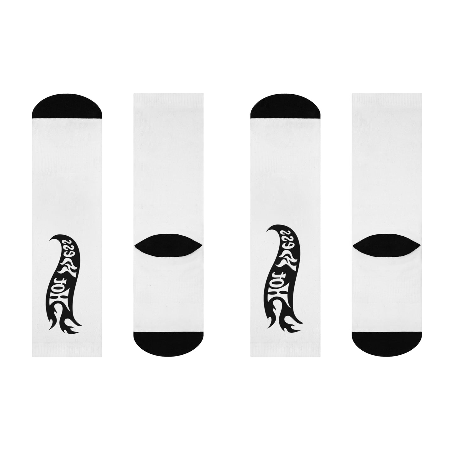 "HOT MESS" Cushioned Crew Socks with Bold Design, Comfortable Socks, Unique Gift for Sock Lovers, Stylish Athletic Socks, Fun Everyday Wear