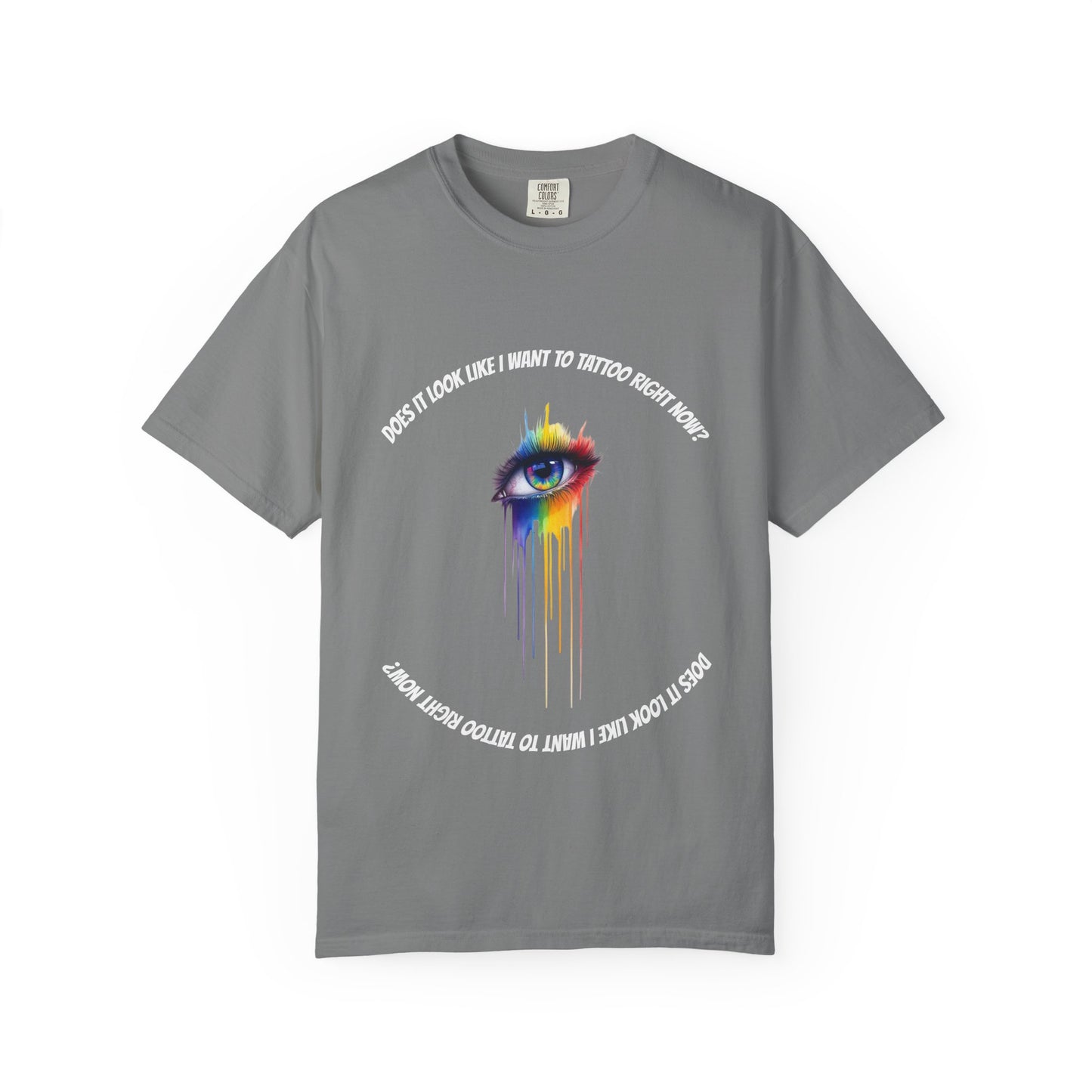 Vibrant Eye Art T-Shirt | Unisex Garment-Dyed Tee, Artistic Apparel, Colorful Fashion, Unique Gift, Everyday Wear