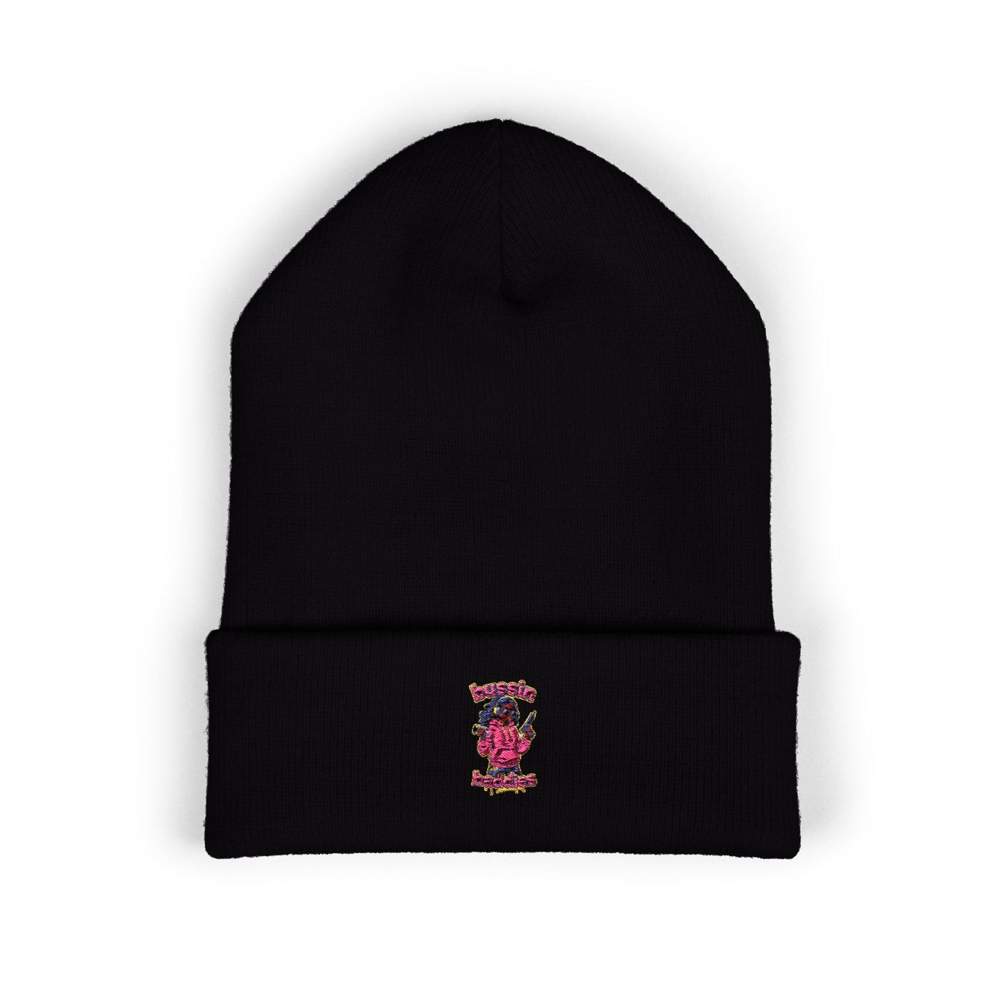 Stylish Cuffed Beanie - Embroidered Cozy Hat, Winter Accessory, Gifts for Her, Unisex Beanie, Perfect for Cold Days