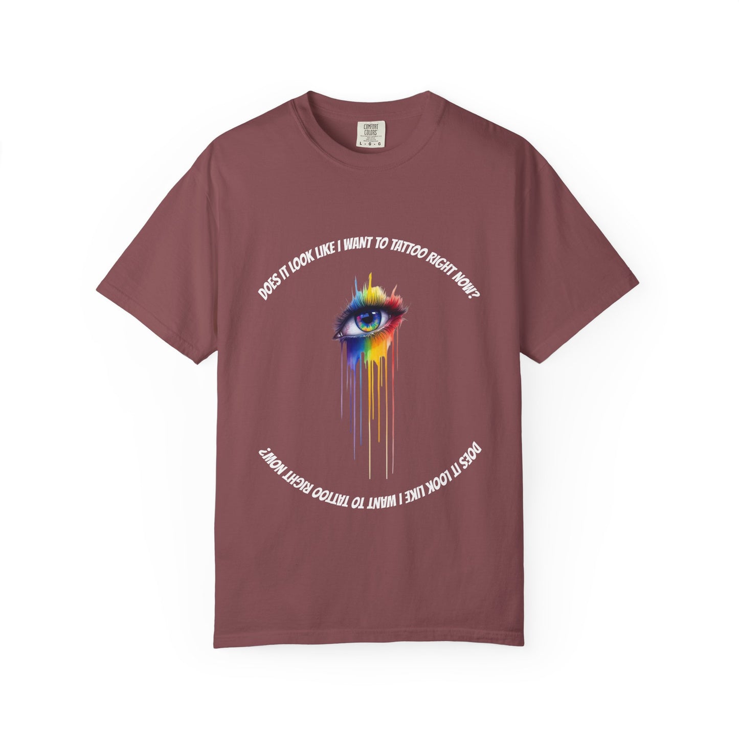 Vibrant Eye Art T-Shirt | Unisex Garment-Dyed Tee, Artistic Apparel, Colorful Fashion, Unique Gift, Everyday Wear