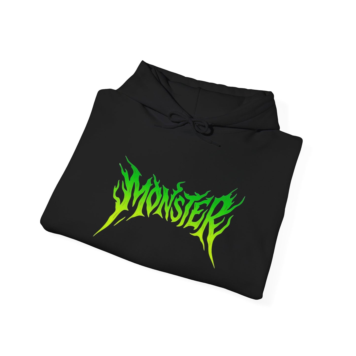Monster Vibe Unisex Hooded Sweatshirt, Streetwear, Casual Hoodie, Graphic Sweatshirt, Cool Gift, Halloween Apparel, Everyday Wear