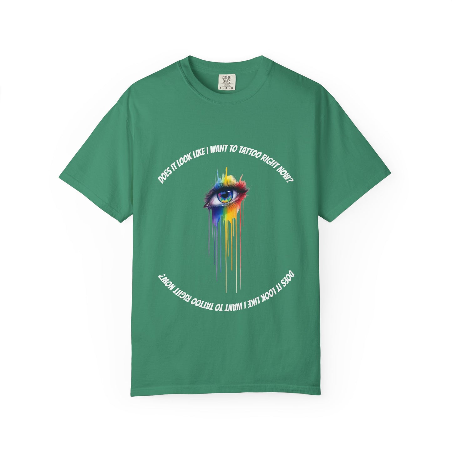 Vibrant Eye Art T-Shirt | Unisex Garment-Dyed Tee, Artistic Apparel, Colorful Fashion, Unique Gift, Everyday Wear