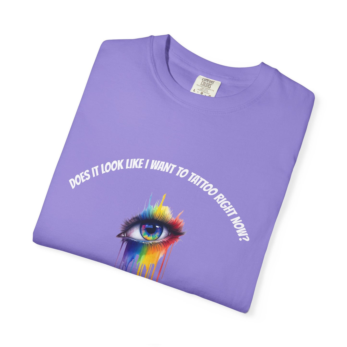 Vibrant Eye Art T-Shirt | Unisex Garment-Dyed Tee, Artistic Apparel, Colorful Fashion, Unique Gift, Everyday Wear
