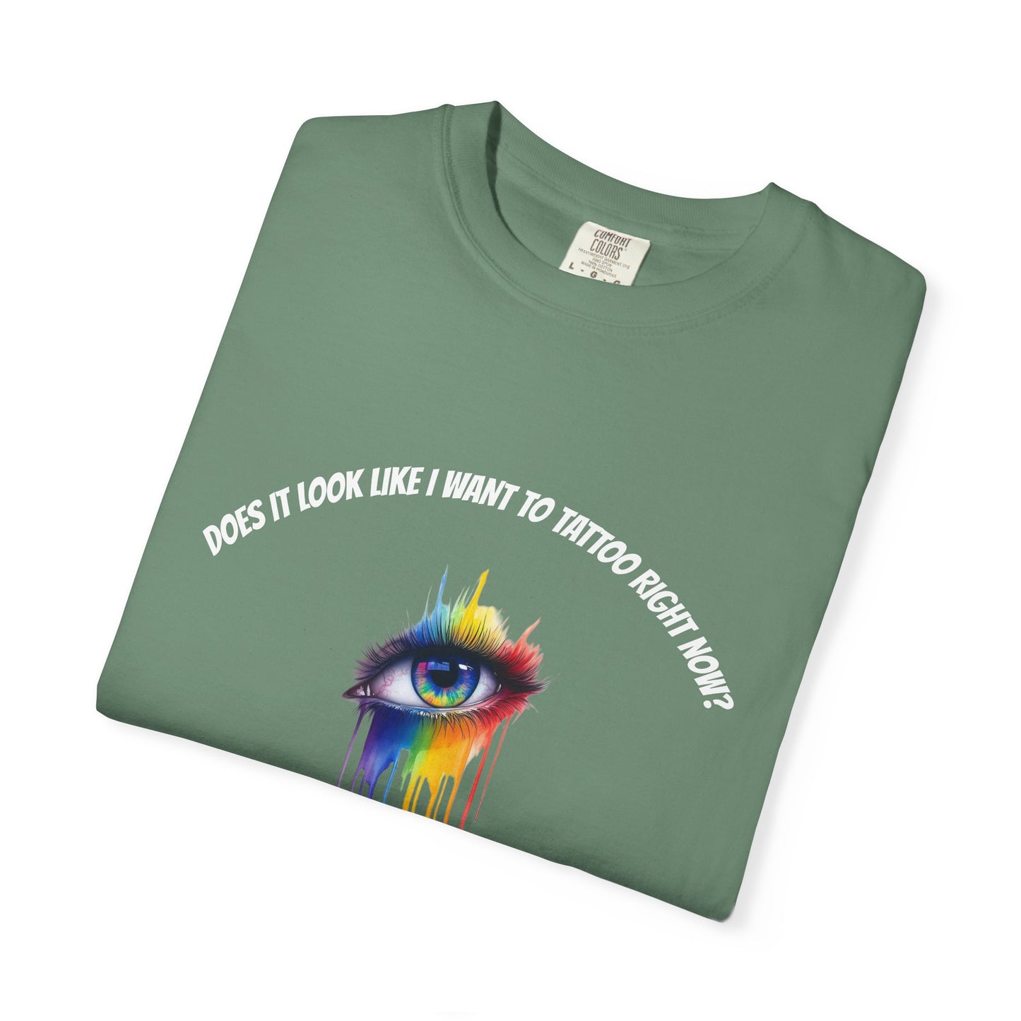 Vibrant Eye Art T-Shirt | Unisex Garment-Dyed Tee, Artistic Apparel, Colorful Fashion, Unique Gift, Everyday Wear