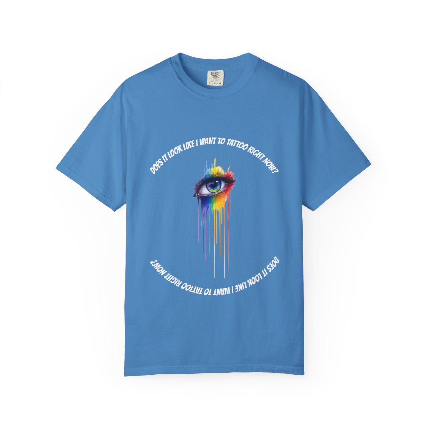 Vibrant Eye Art T-Shirt | Unisex Garment-Dyed Tee, Artistic Apparel, Colorful Fashion, Unique Gift, Everyday Wear