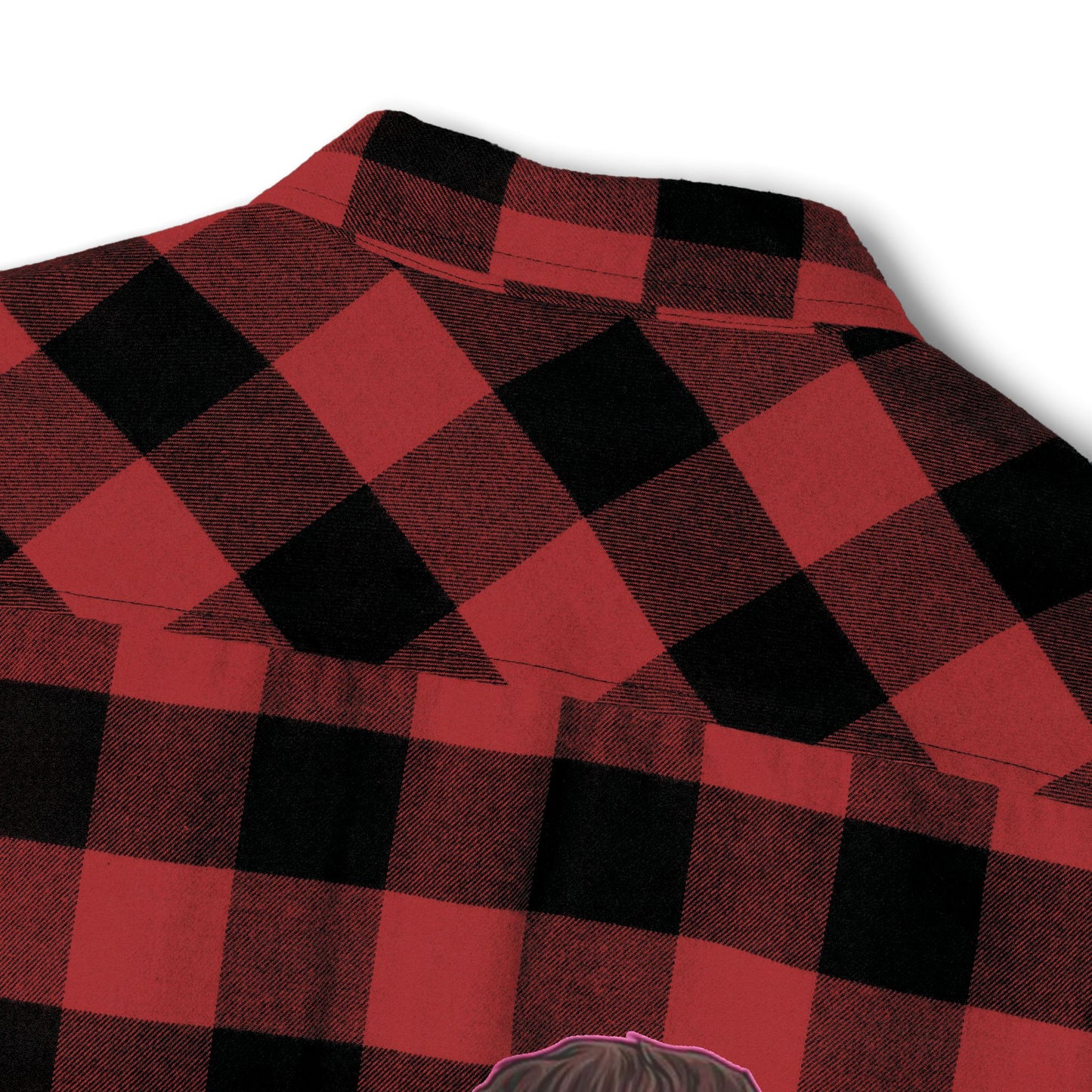 Cool Horror Graphic Unisex Flannel Shirt, Fall Style Shirt, Casual Layering Top, Halloween Gift, Grunge Aesthetic