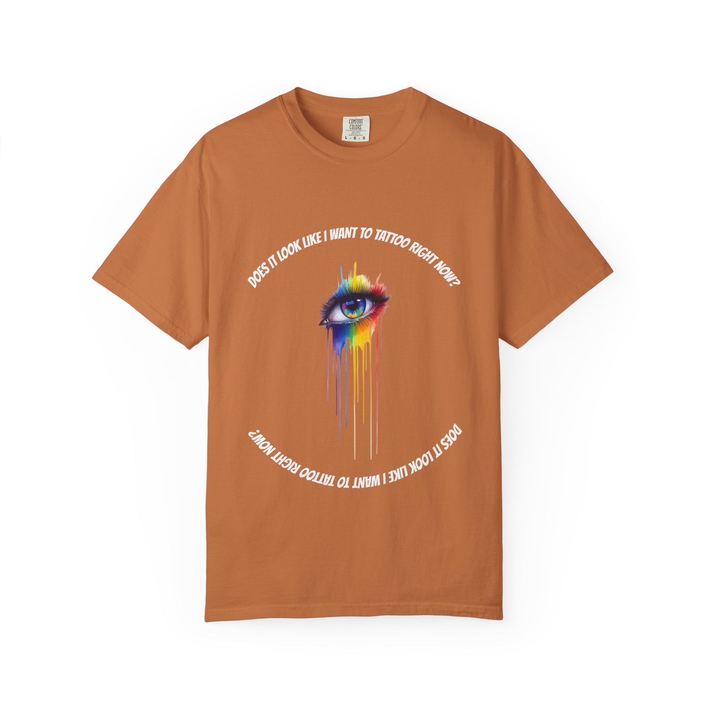 Vibrant Eye Art T-Shirt | Unisex Garment-Dyed Tee, Artistic Apparel, Colorful Fashion, Unique Gift, Everyday Wear