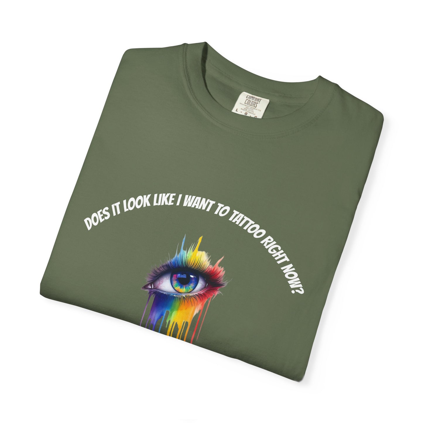 Vibrant Eye Art T-Shirt | Unisex Garment-Dyed Tee, Artistic Apparel, Colorful Fashion, Unique Gift, Everyday Wear
