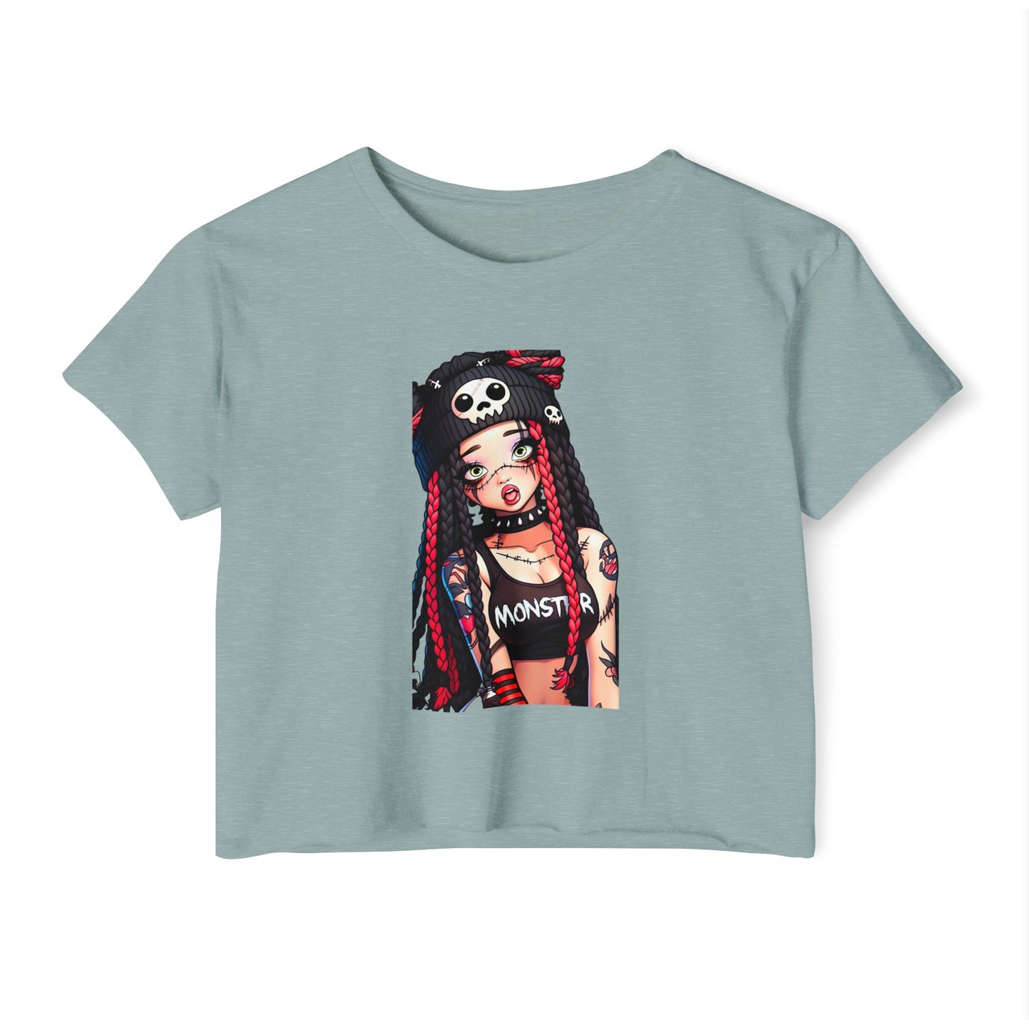 Vibrant Women's Festival Crop Top - Statement Tee for Music Lovers, Perfect for Summer Events, Concerts, Parties, Casual Outings