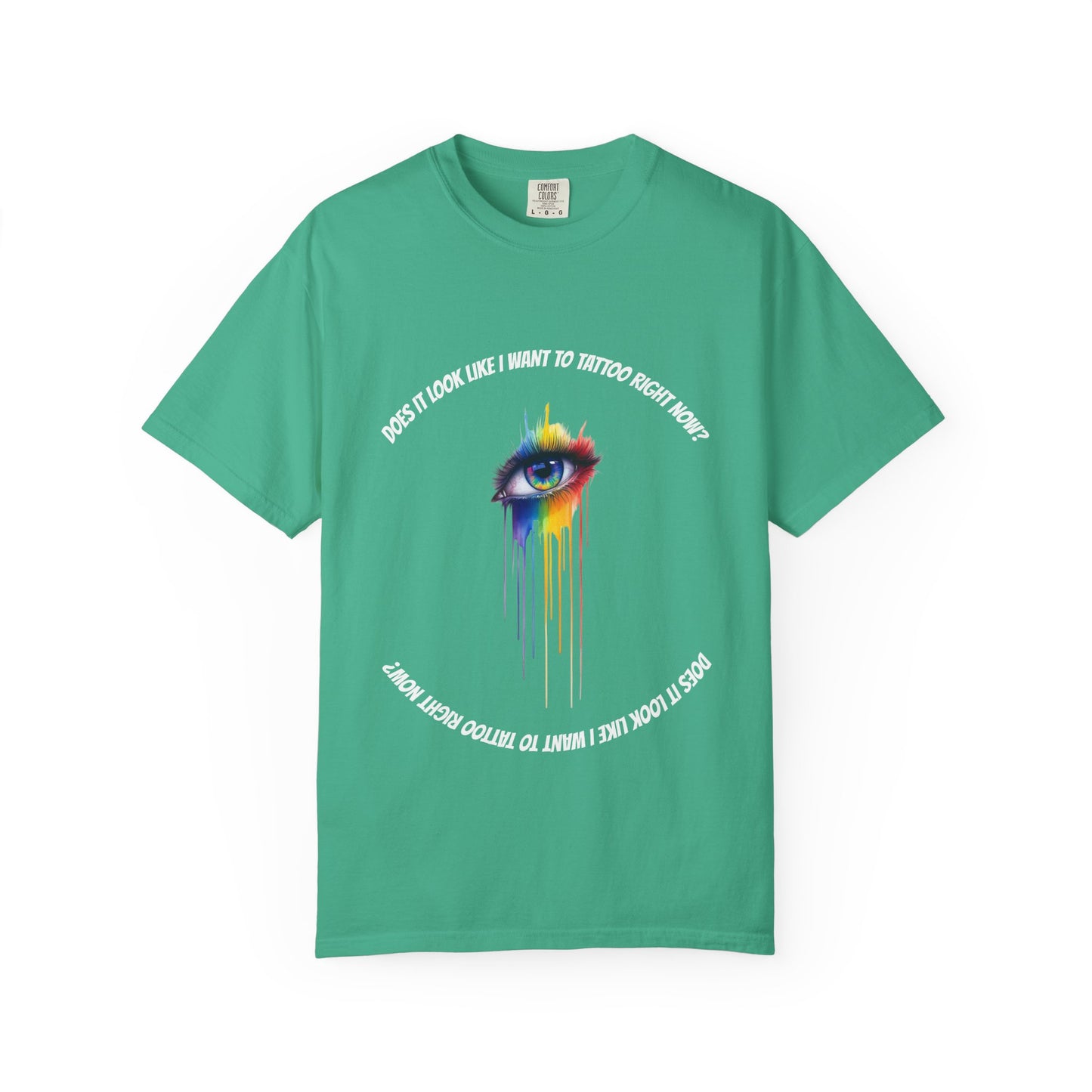 Vibrant Eye Art T-Shirt | Unisex Garment-Dyed Tee, Artistic Apparel, Colorful Fashion, Unique Gift, Everyday Wear