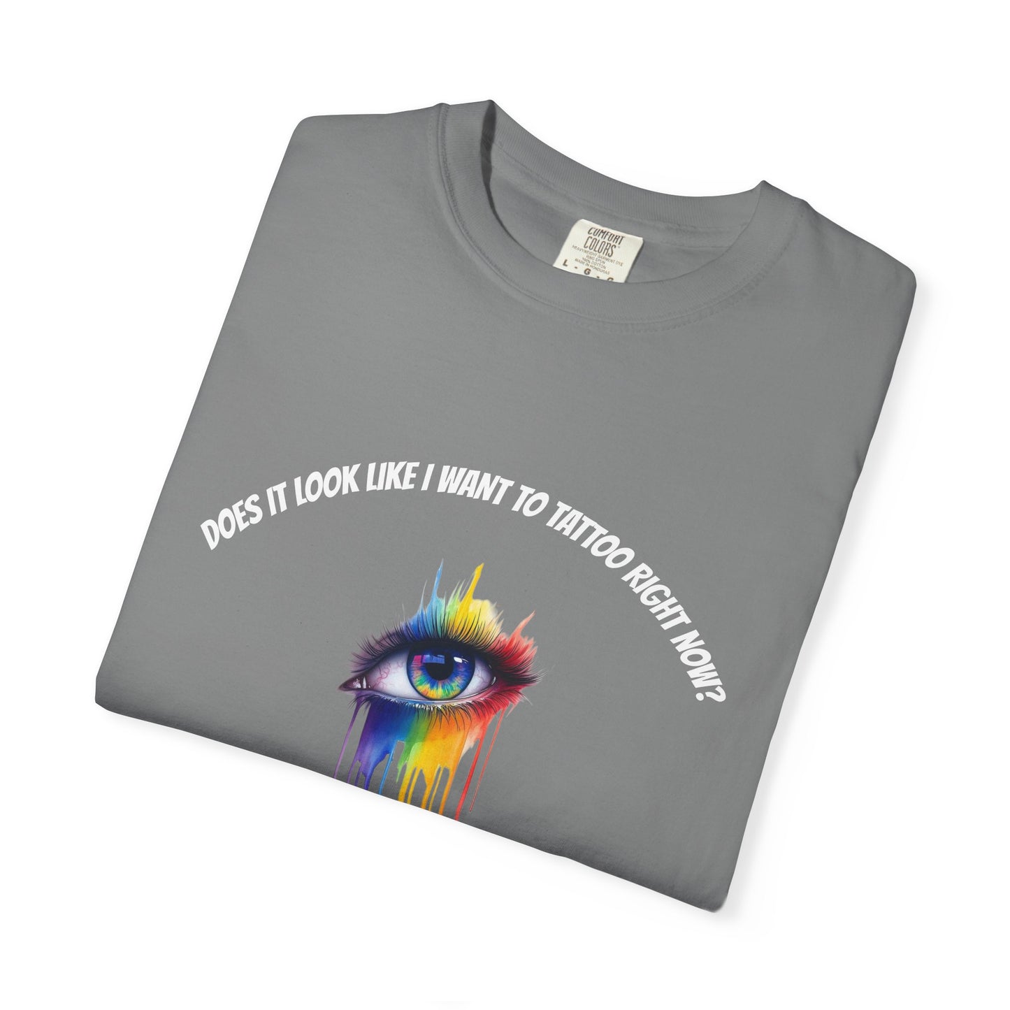 Vibrant Eye Art T-Shirt | Unisex Garment-Dyed Tee, Artistic Apparel, Colorful Fashion, Unique Gift, Everyday Wear