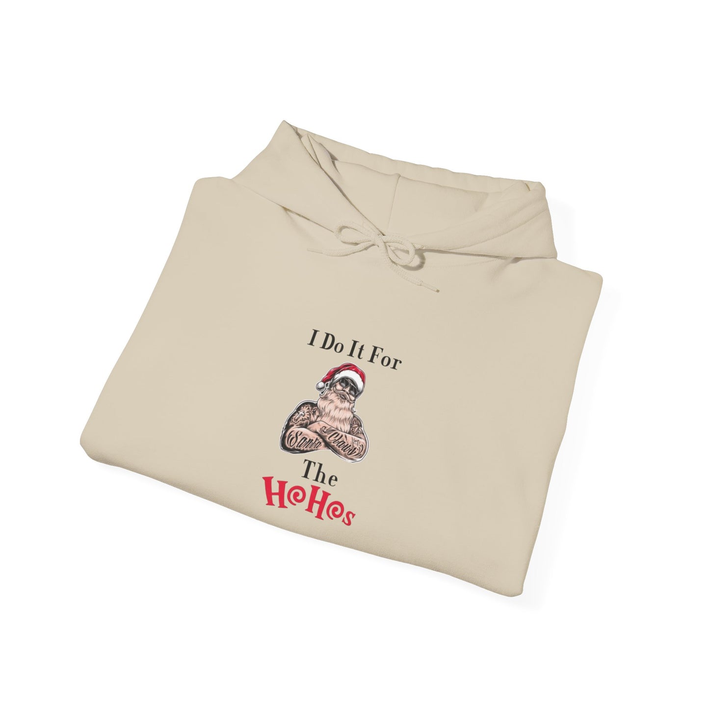 Funny Santa Holiday Sweatshirt, Cozy Gift for Sloth Lovers, Warm Hoodie for Christmas Parties, Casual Lounge Wear, Unique Present