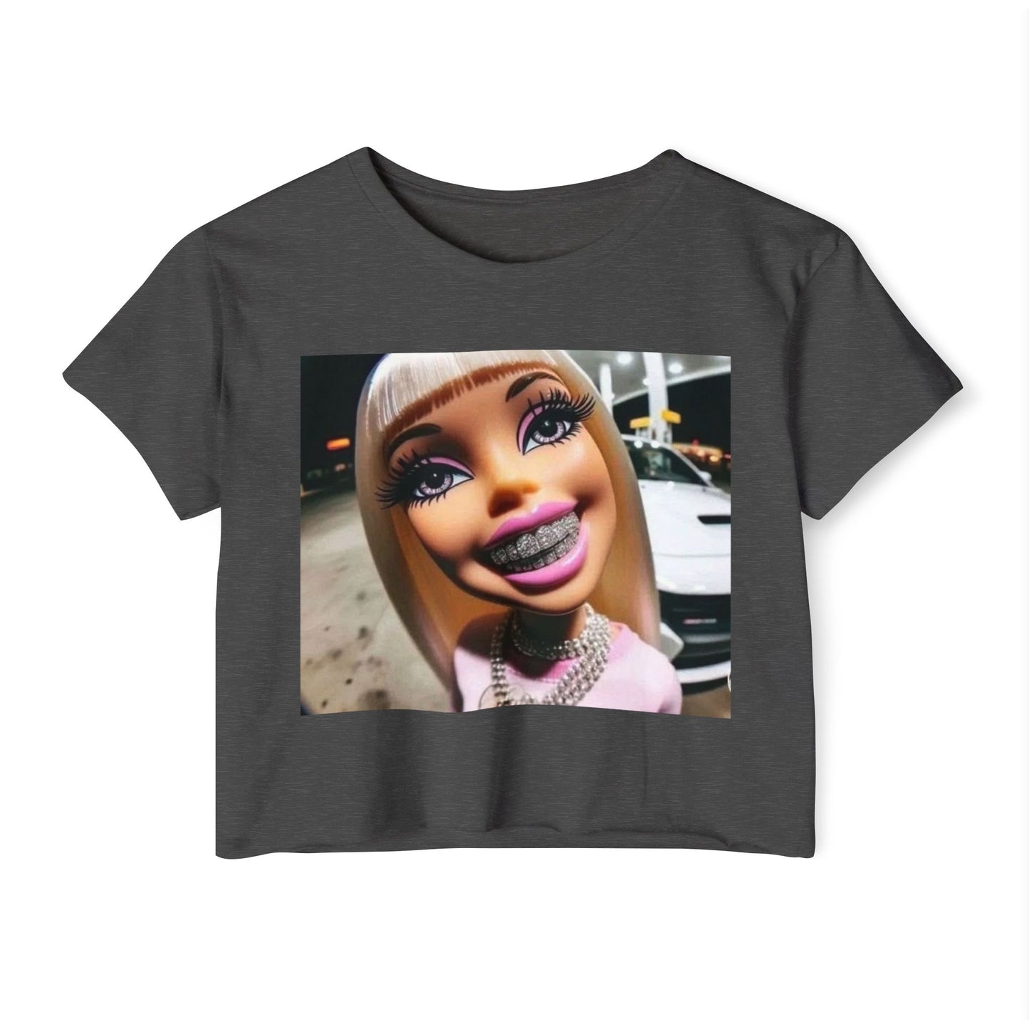 Trendy Women's Festival Crop Top, Cute Party Shirt, Summer Vibes Tee, Casual Summer Fashion, Festival Style Clothing